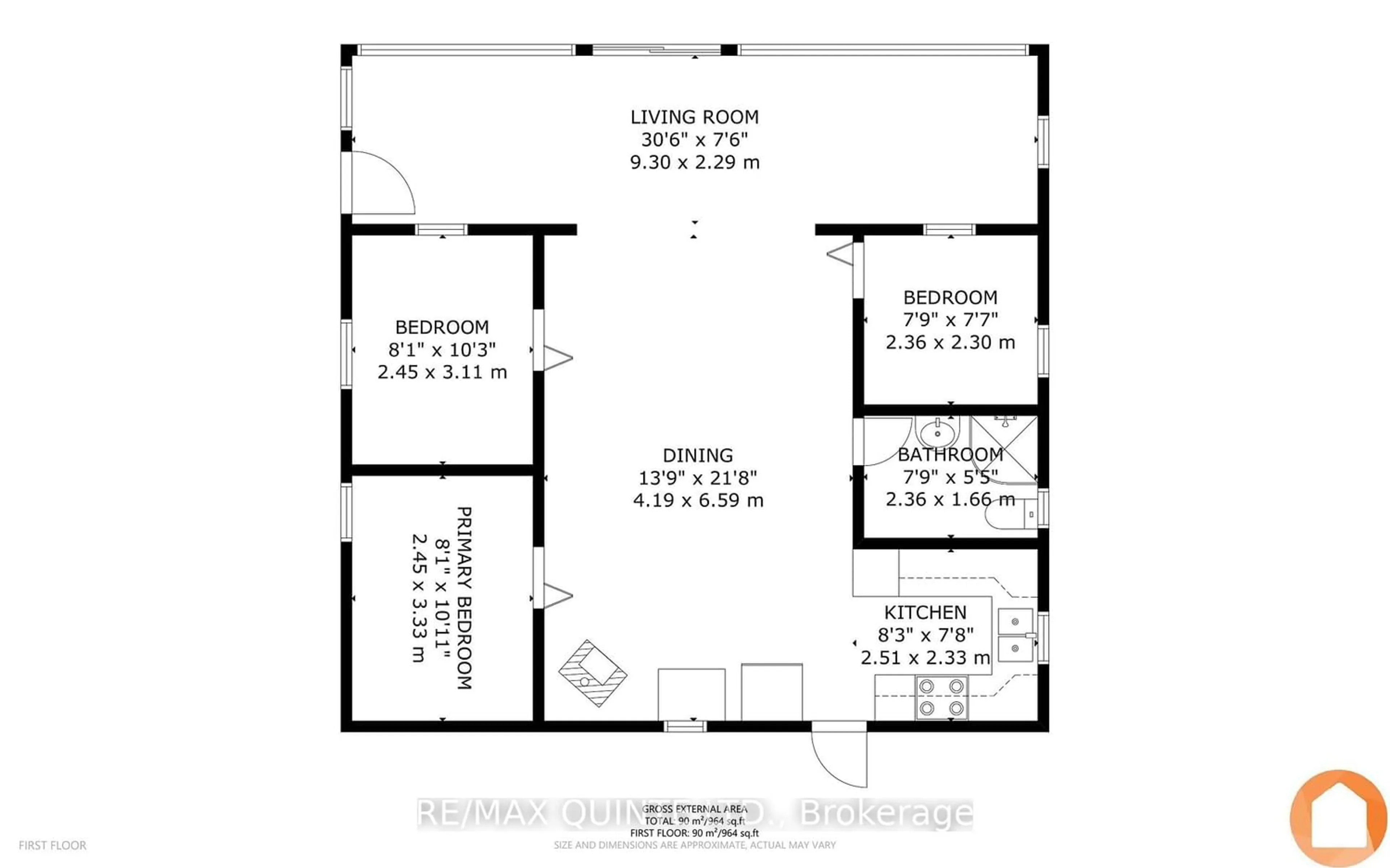 Floor plan for 113 Rush Lane, Tweed Ontario K0K 3J0