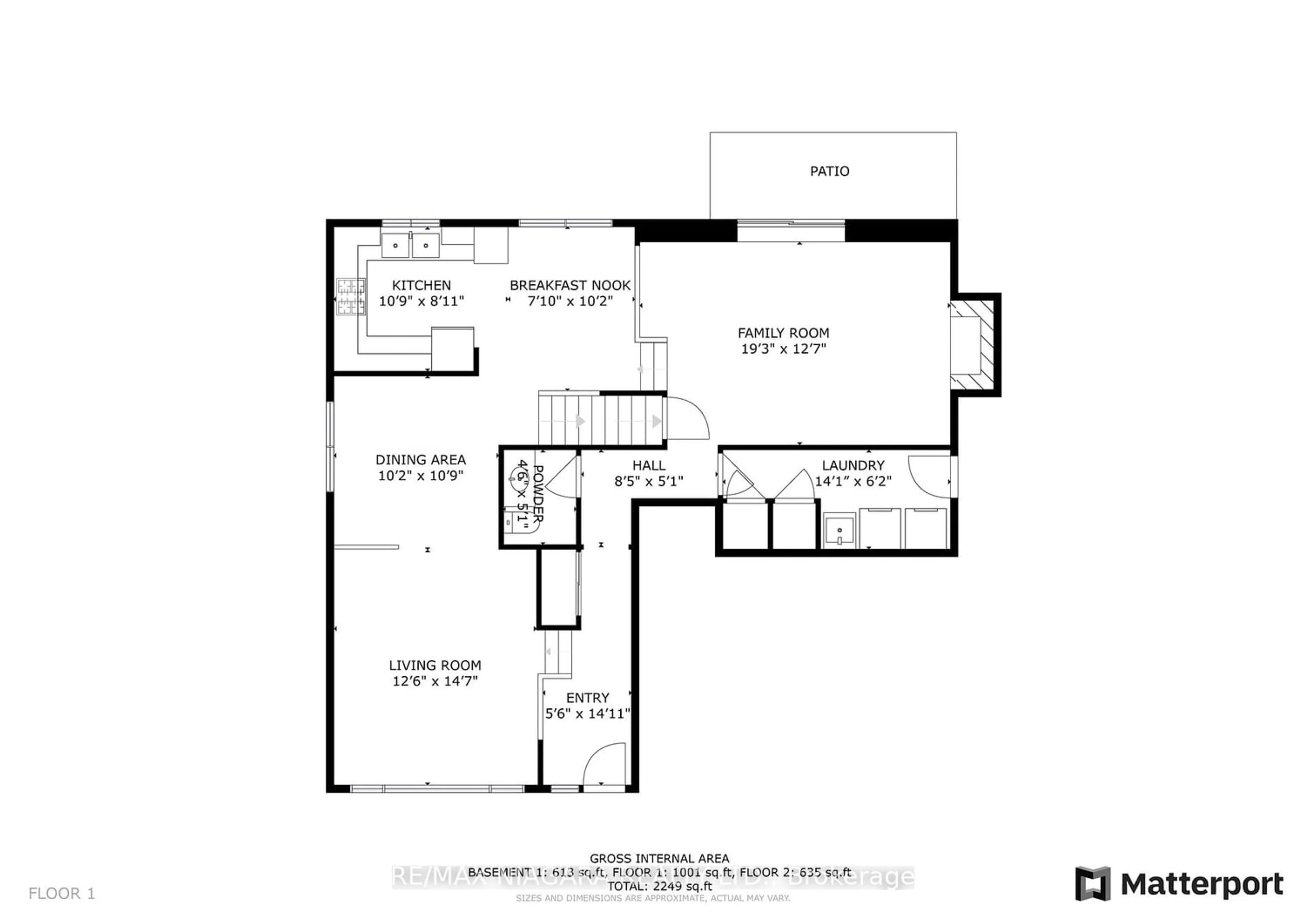 Floor plan for 337 Barrick Rd, Port Colborne Ontario L3K 4B6