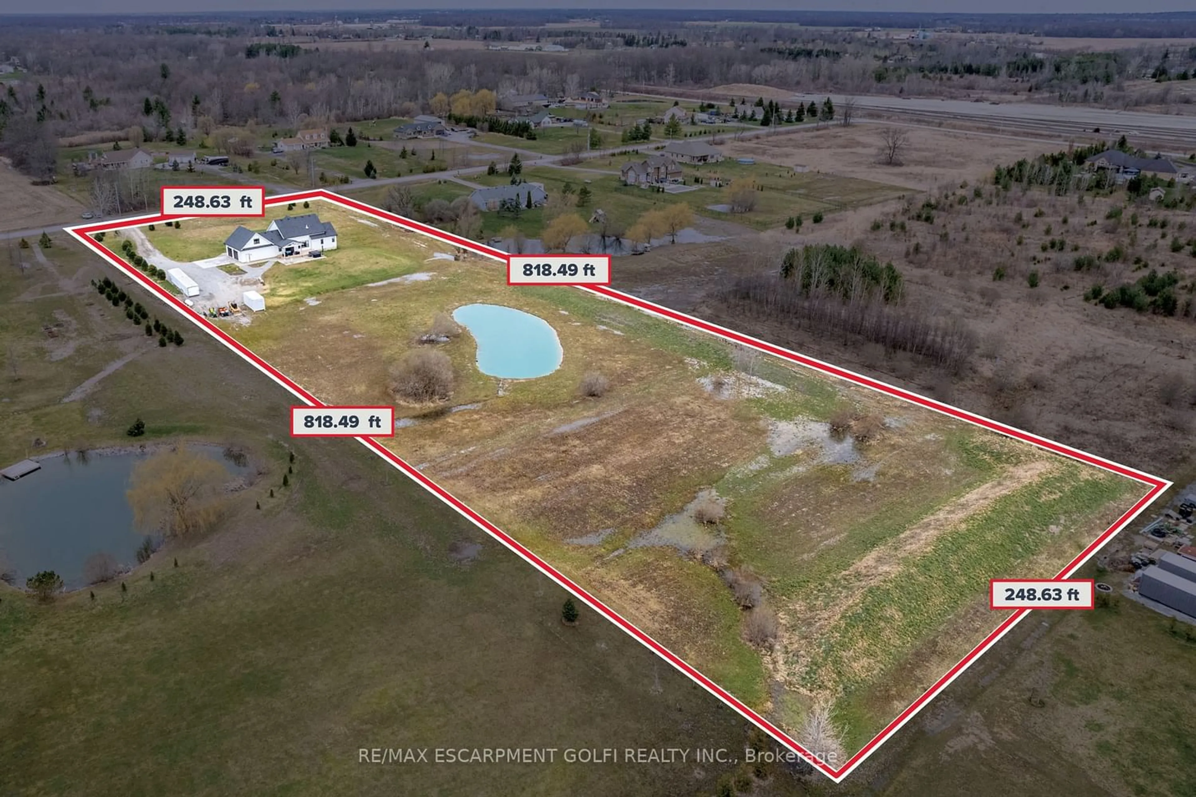 Fenced yard for 51075 Deeks Rd, Wainfleet Ontario L0S 1V0