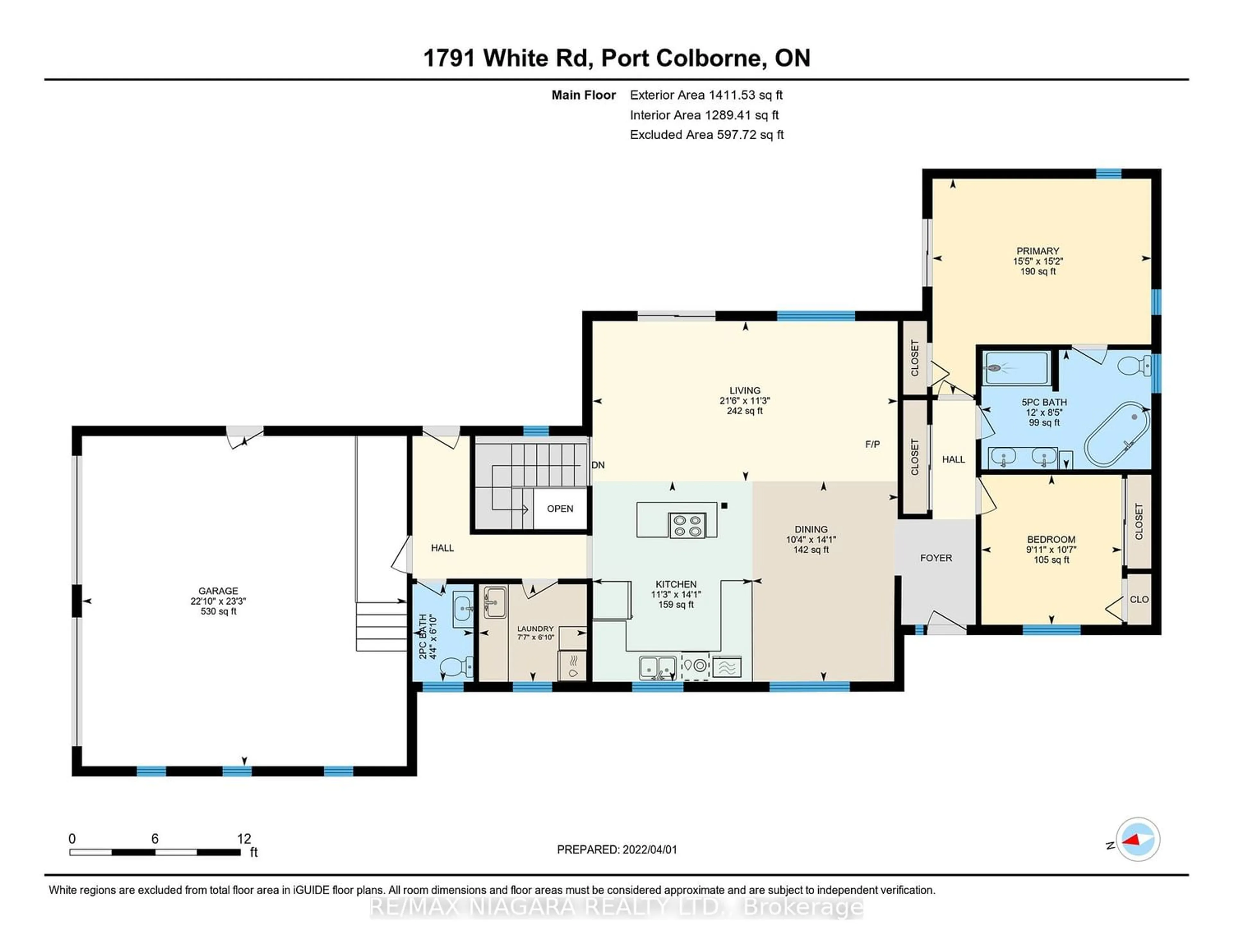 Floor plan for 1791 White Rd, Port Colborne Ontario L3K 5V3