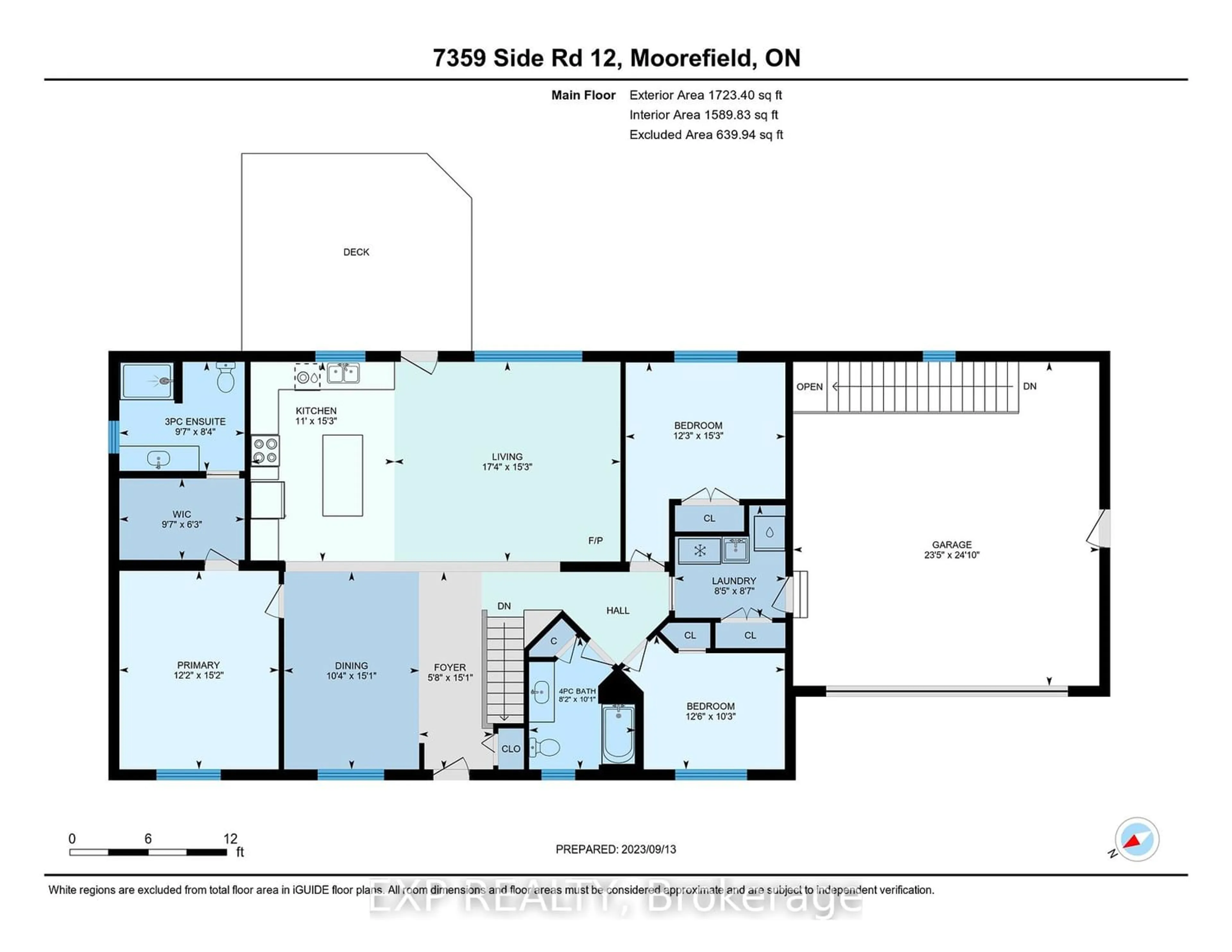 Floor plan for 7359 Sideroad 12, Mapleton Ontario N0G 2K0