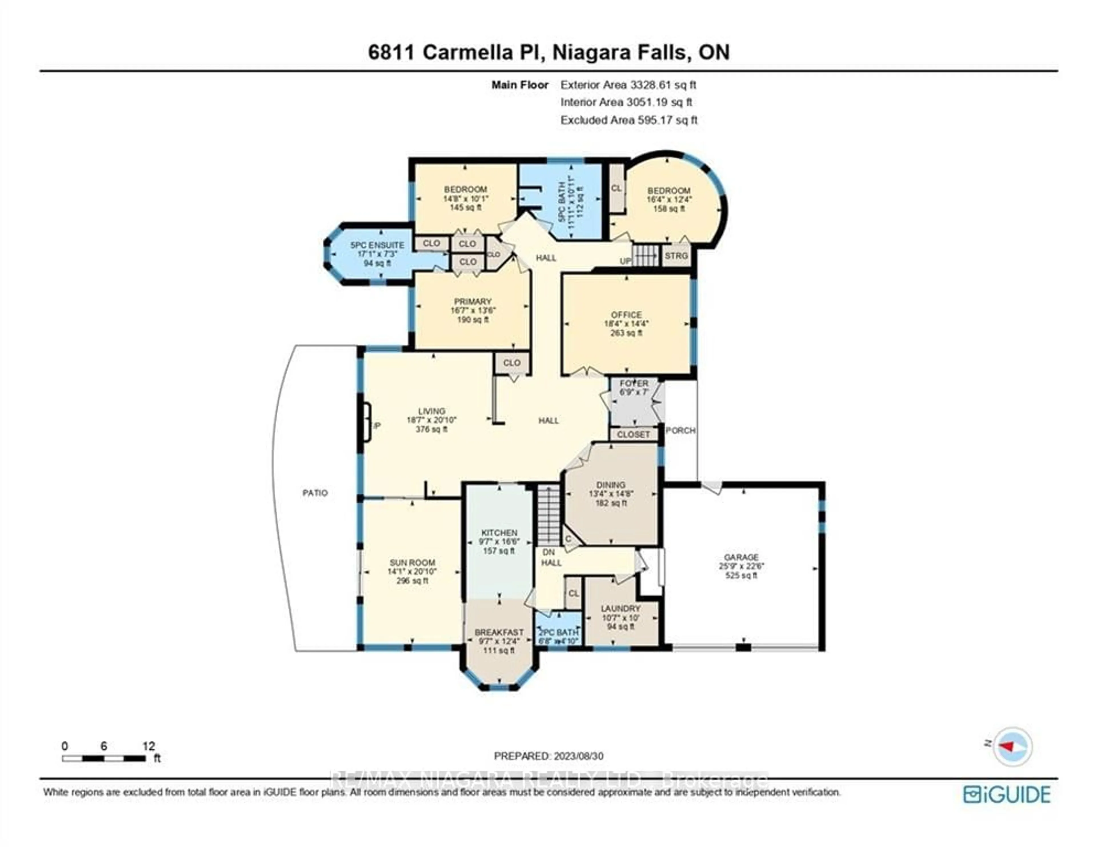 Floor plan for 6811 Carmella Pl, Niagara Falls Ontario L2J 4J4
