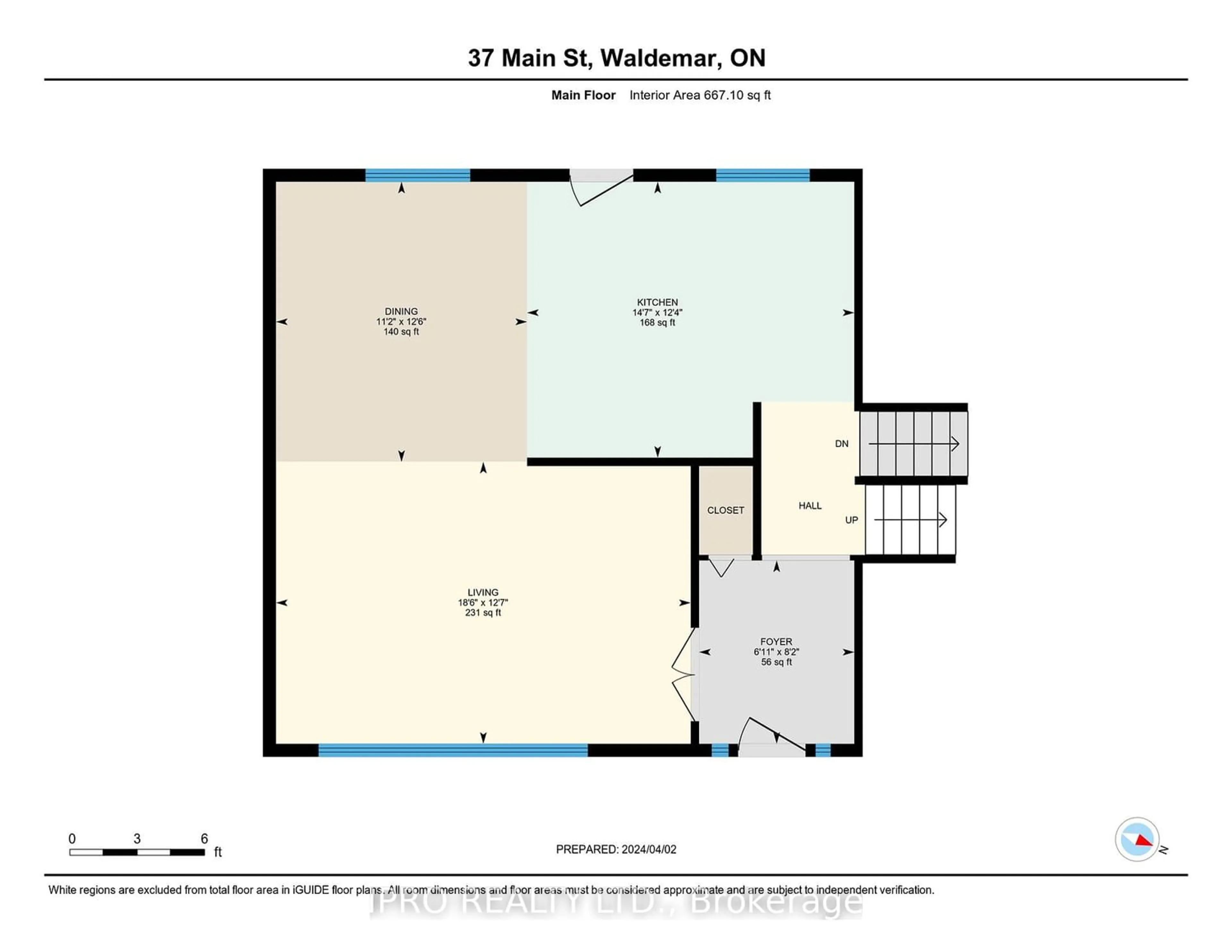 Floor plan for 37 Main St, Amaranth Ontario L9W 3Z3
