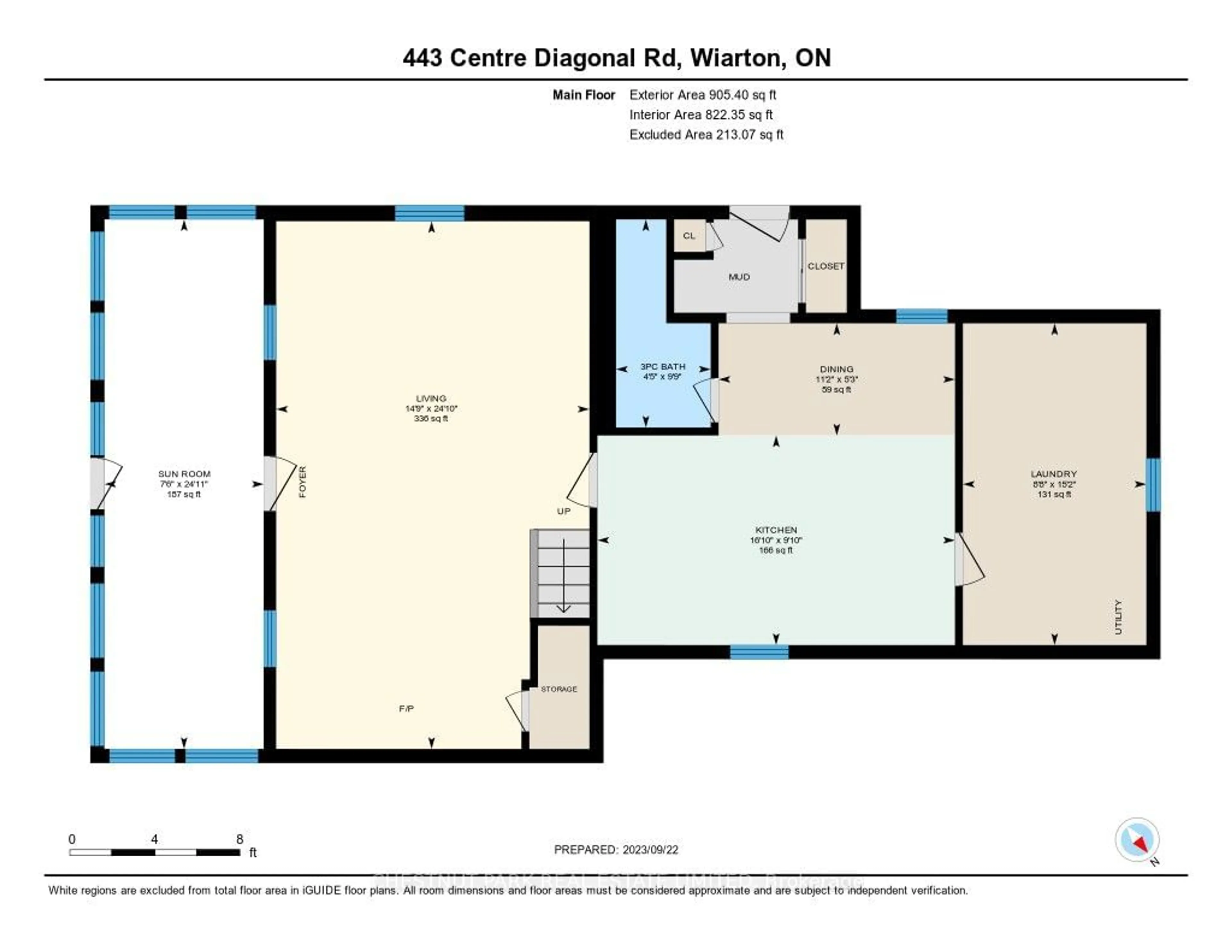 Floor plan for 443 Centre Diagonal Rd, South Bruce Peninsula Ontario N0H 2T0