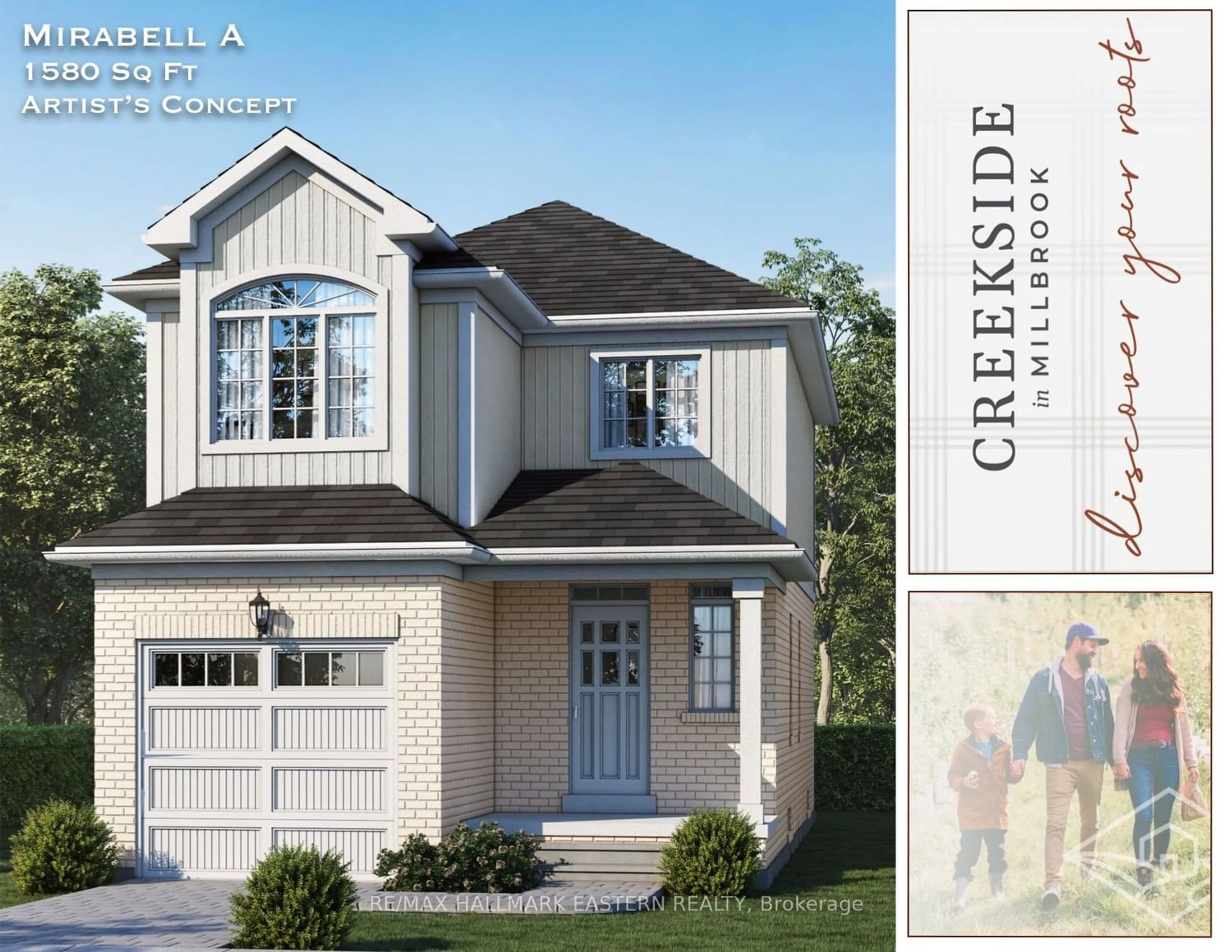 Home with vinyl exterior material for 28 Coldbrook Dr, Cavan Monaghan Ontario L0A 1G0