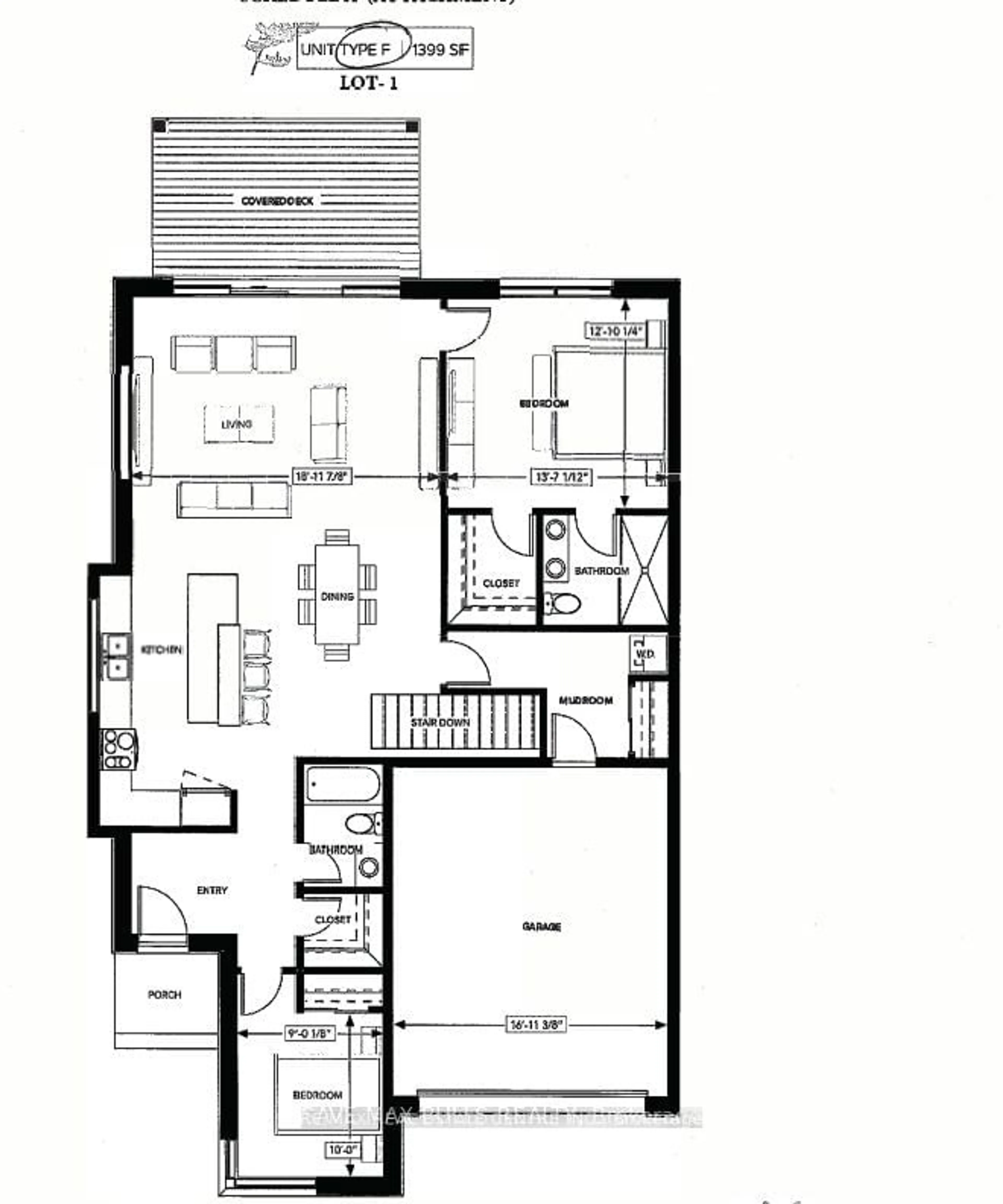 Floor plan for 300 Richmond St #1, Thorold Ontario L2V 0L6