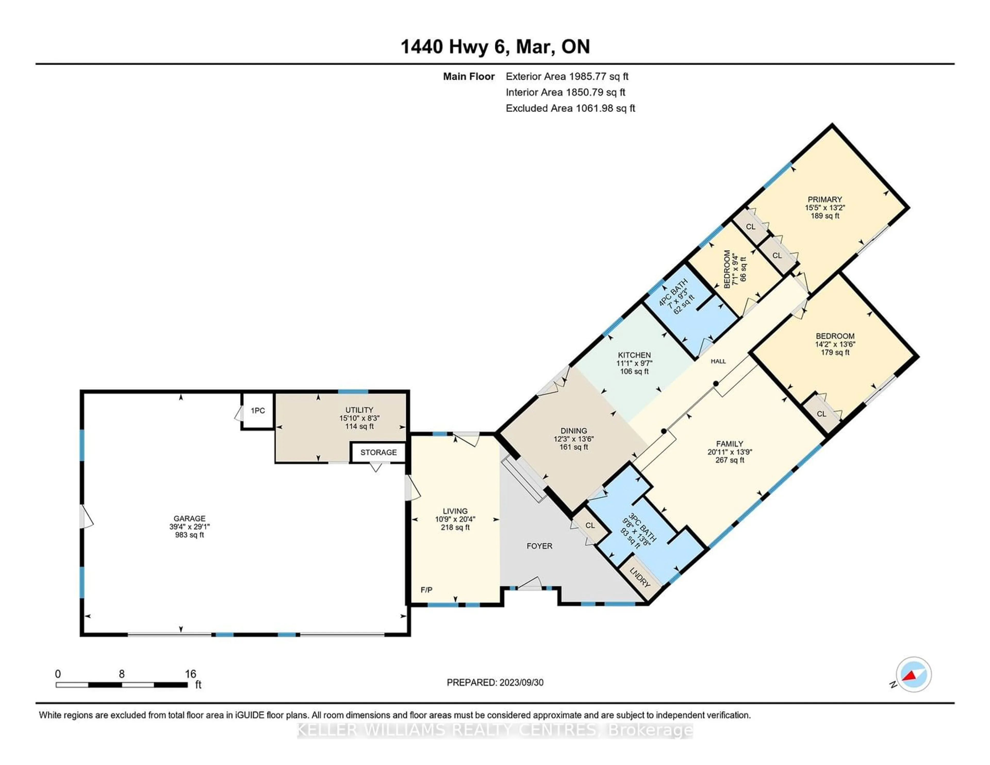 Floor plan for 1440 6, South Bruce Peninsula Ontario N0H 2T0