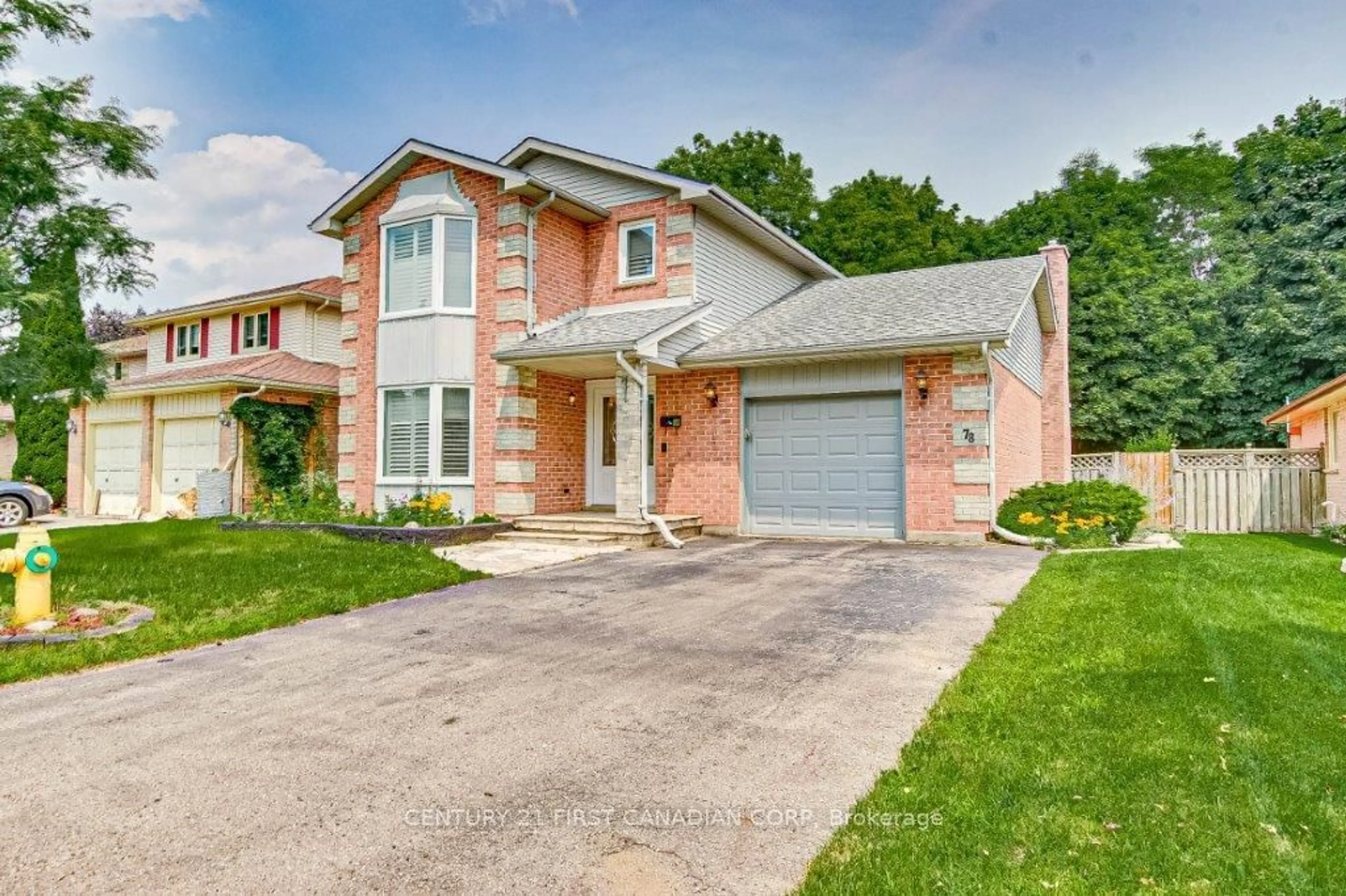 Home with brick exterior material for 78 Benedict Crt, London Ontario N5Y 5H6