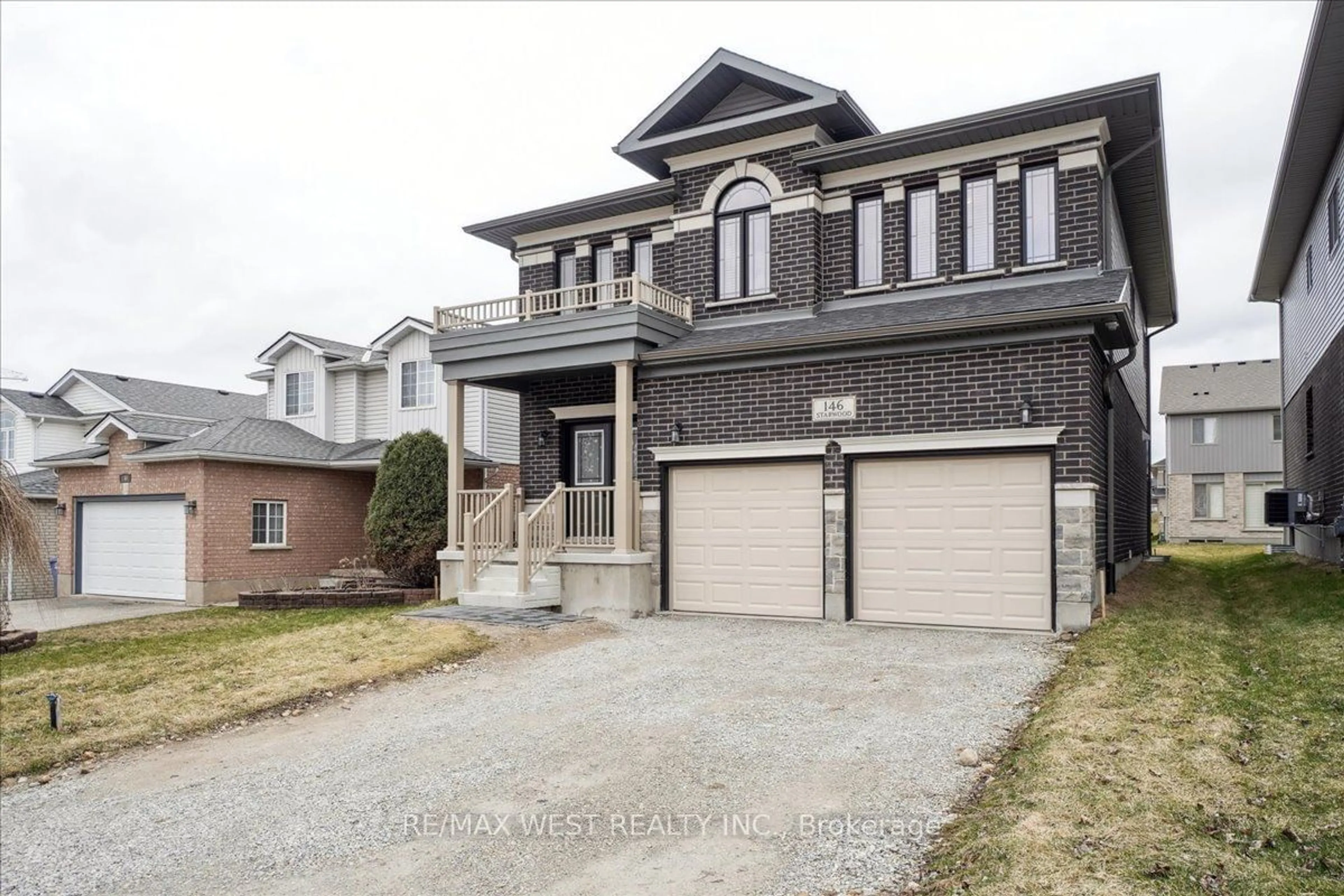 Home with brick exterior material for 146 Starwood Dr, Guelph Ontario N1E 7G7
