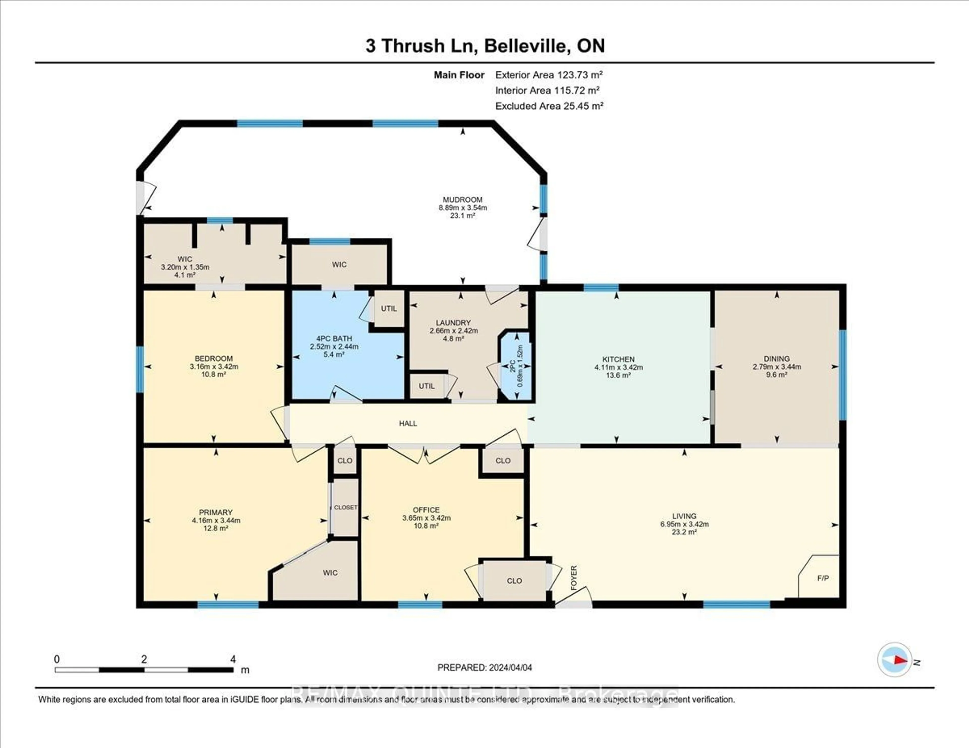 Floor plan for 3 Thrush Lane, Belleville Ontario K8N 4X3