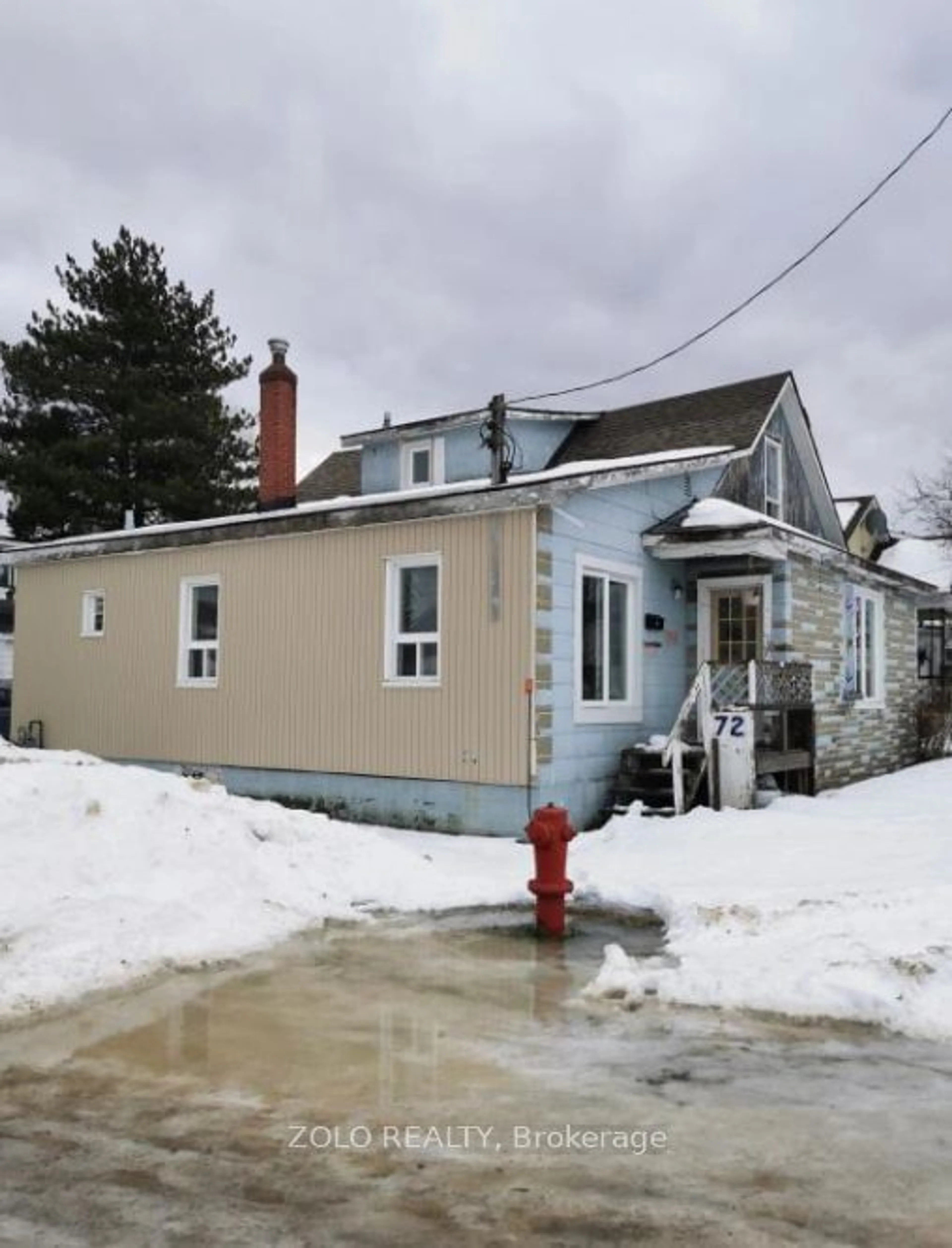 Frontside or backside of a home for 72 Lebel Ave, Kirkland Lake Ontario P2N 2Z8