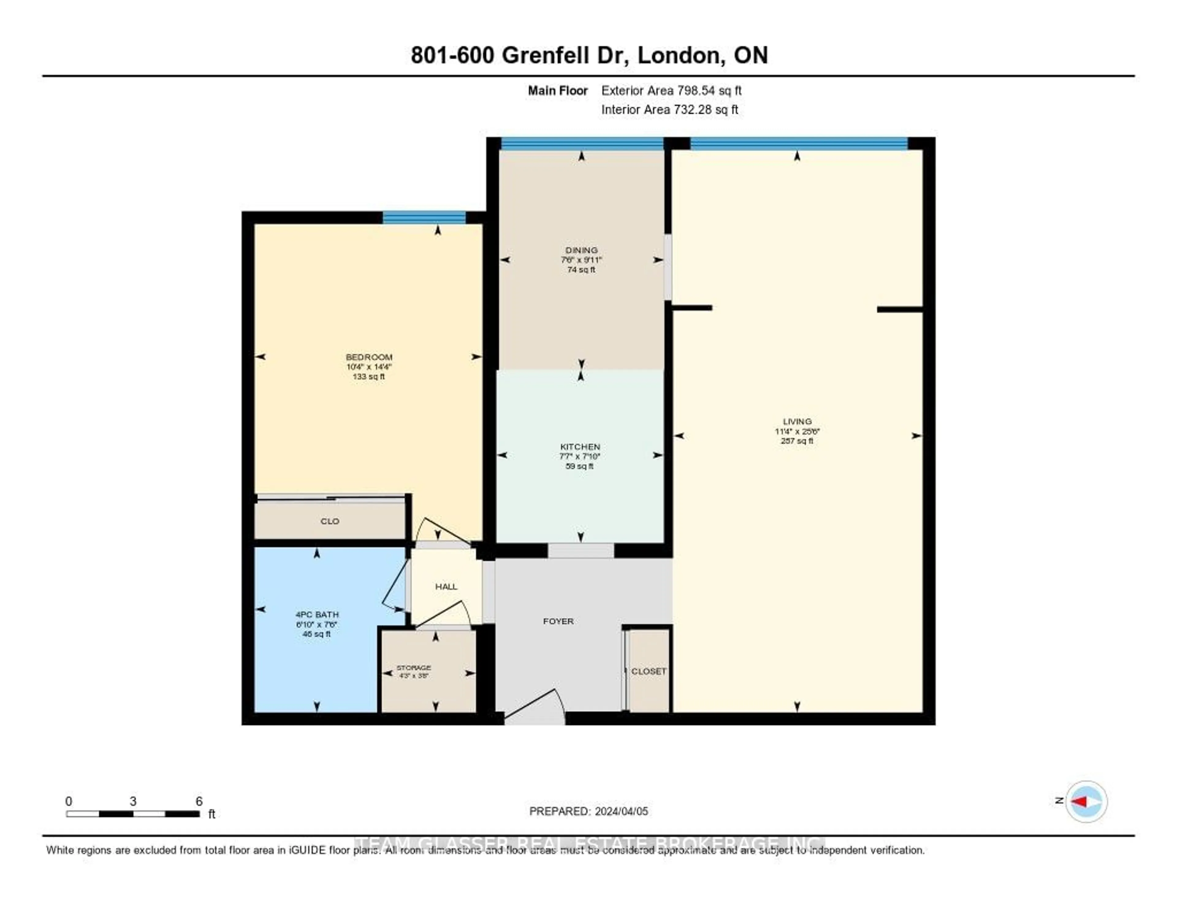 Floor plan for 600 Grenfell Dr #801, London Ontario N5X 2R8
