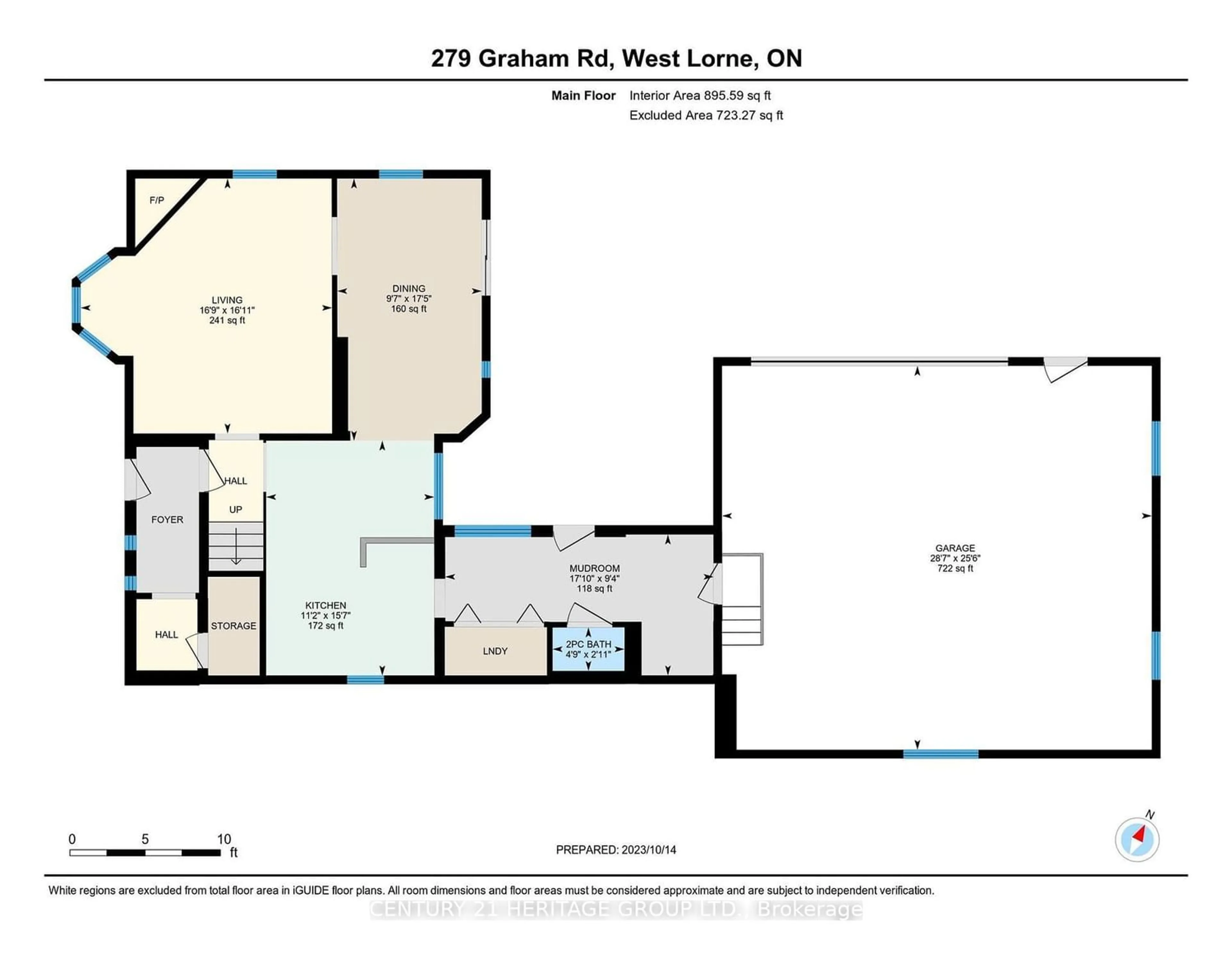 Floor plan for 279 Graham Rd, West Elgin Ontario N0L 2P0