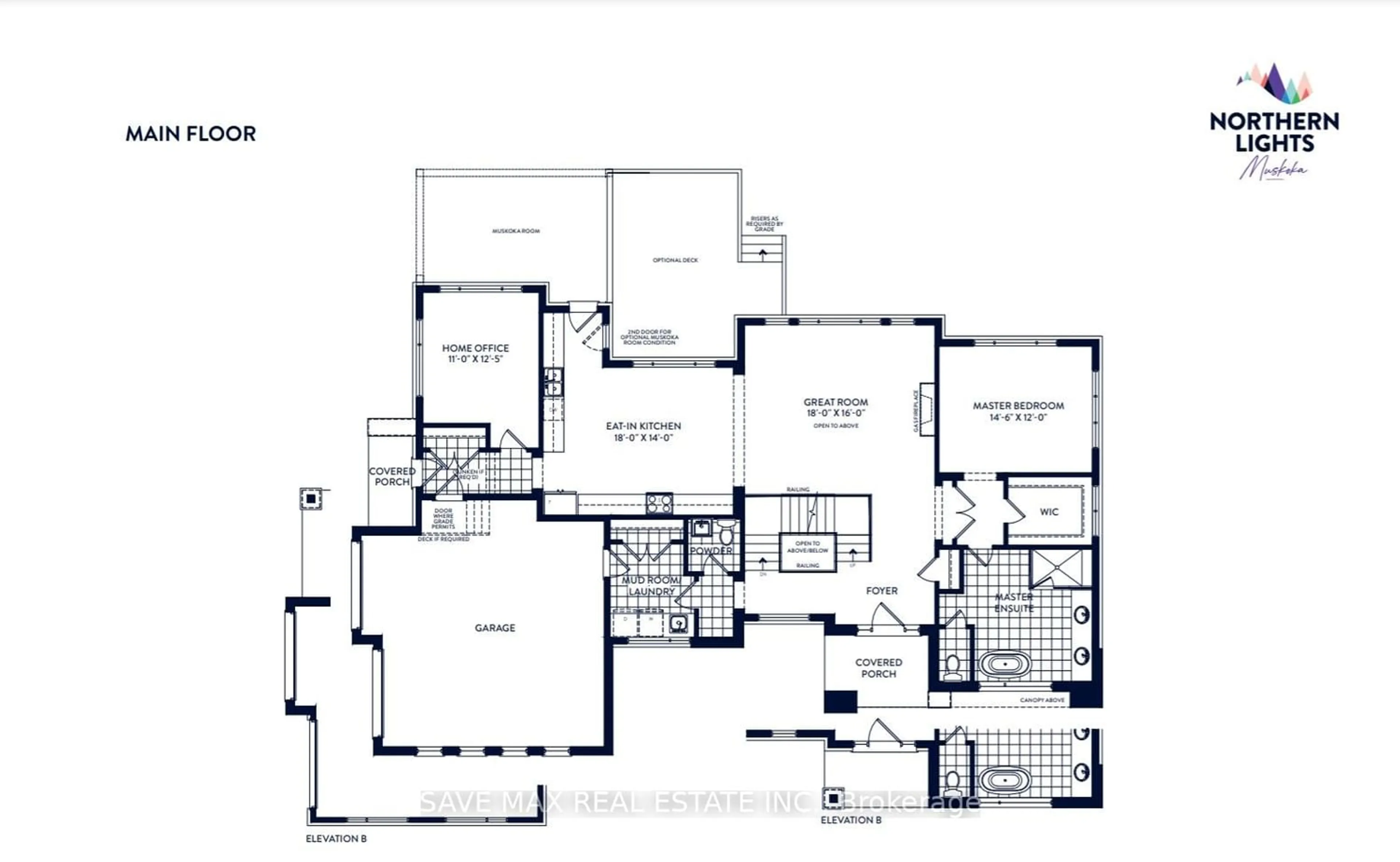 Floor plan for Lot 58 Lakeside Echo Valley Rd, Lake of Bays Ontario P1H 0K1