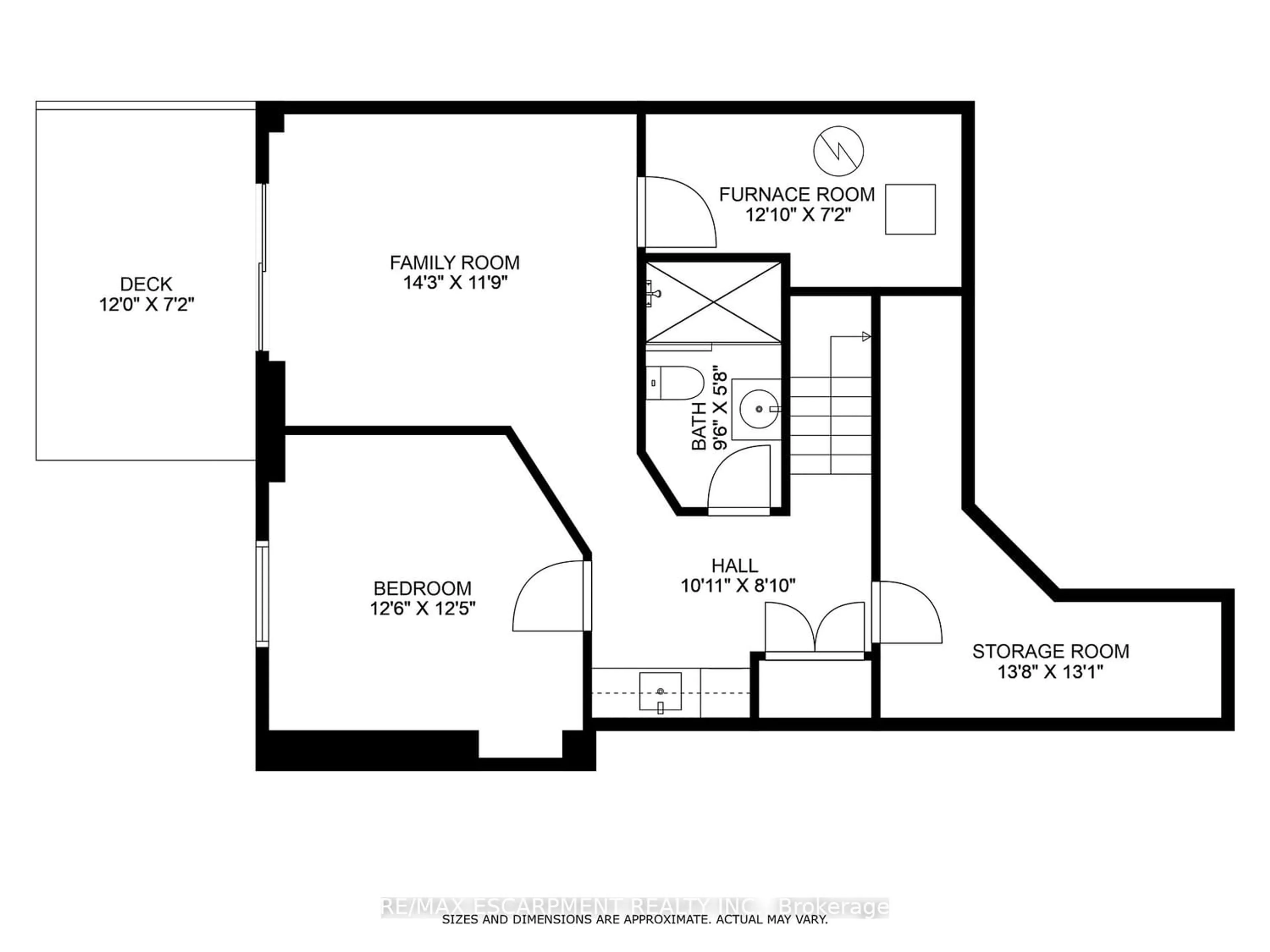 Floor plan for 71 Oakhaven Pl, Hamilton Ontario L9H 0B6