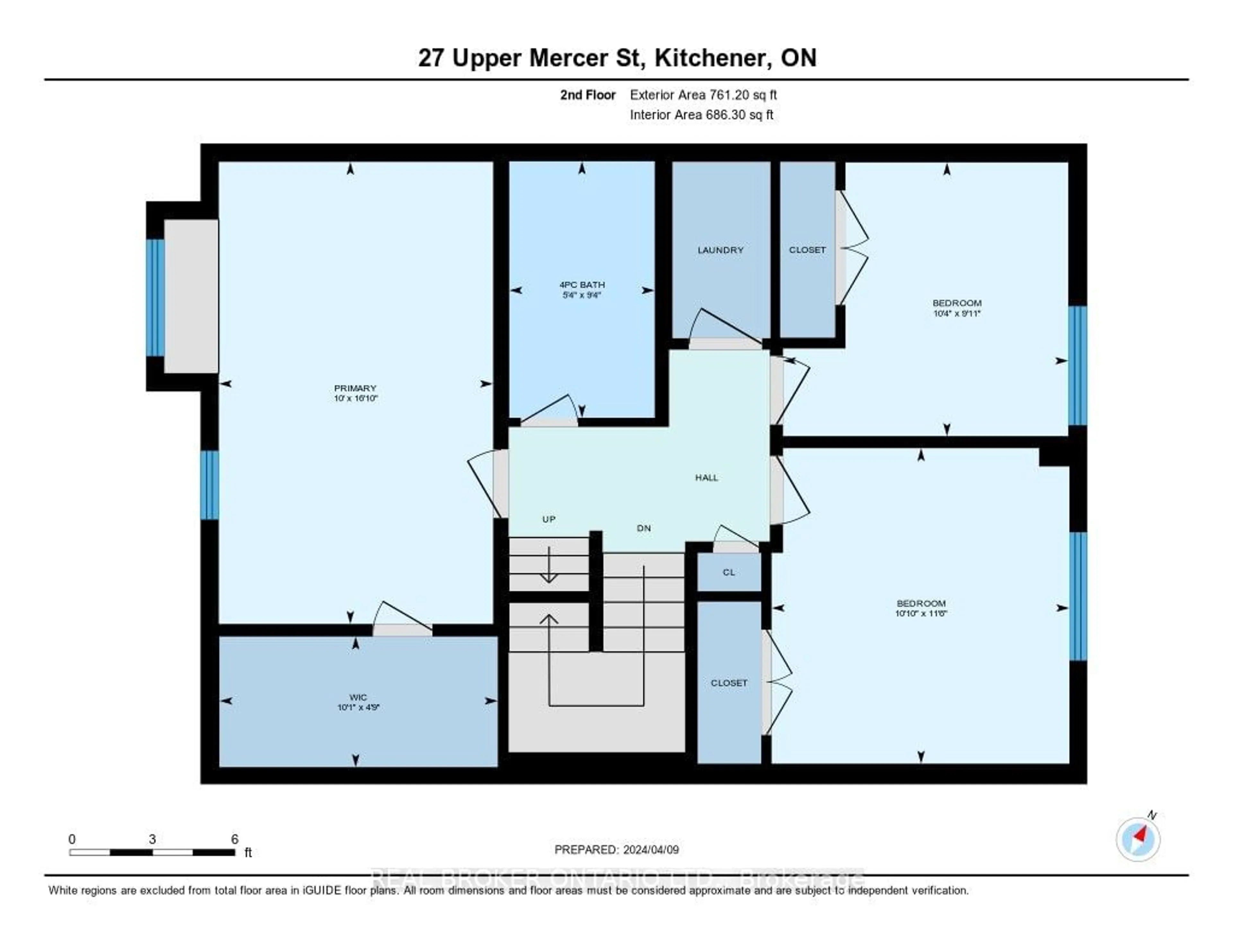 Floor plan for 27 Upper Mercer St, Kitchener Ontario N2A 4M9