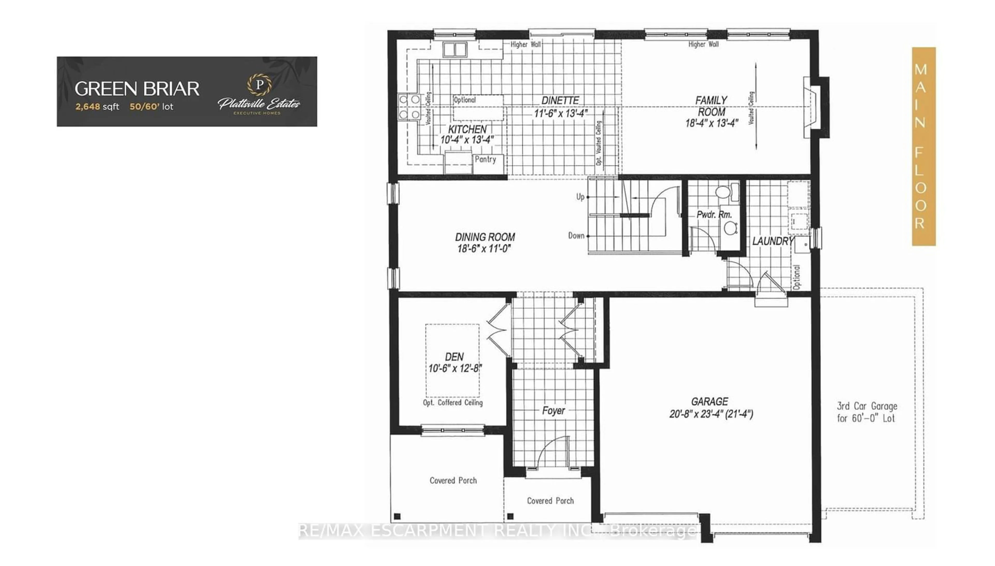 Floor plan for Lot 52 Hilborn Cres, Blandford-Blenheim Ontario N0J 1S0