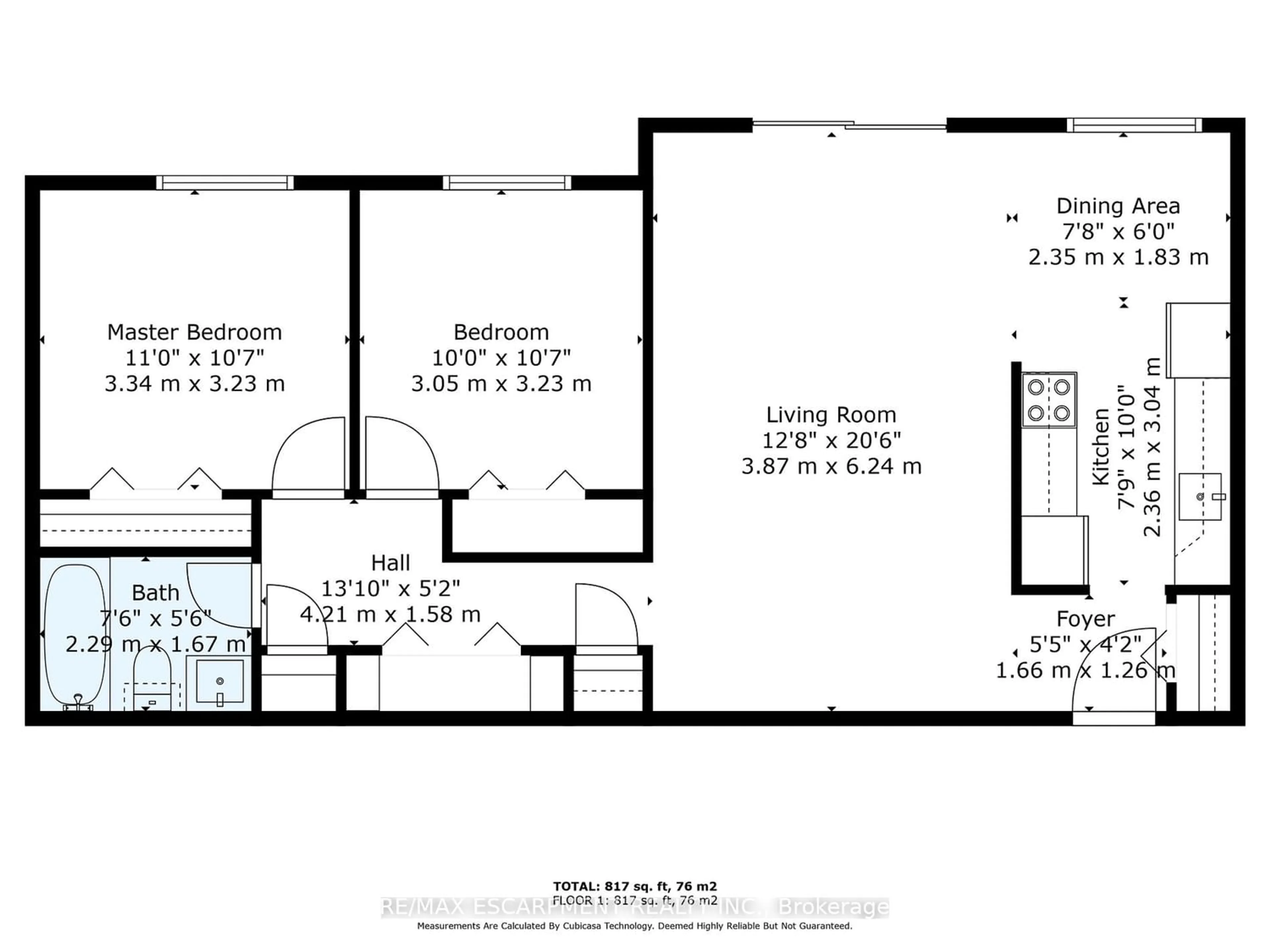 Floor plan for 485 Thorold Rd #111, Welland Ontario L3C 3X1