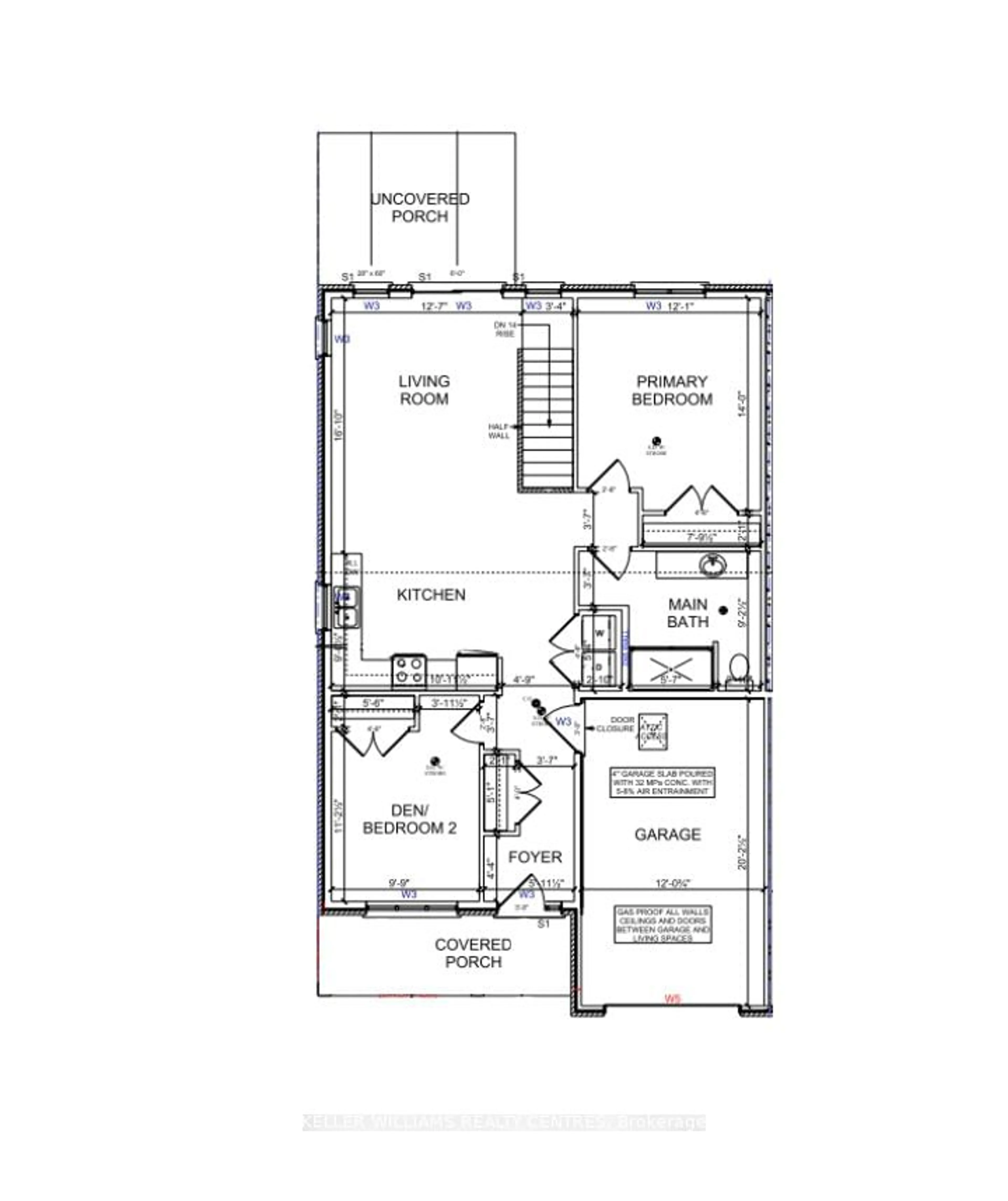 Floor plan for 417 Park St, West Grey Ontario N0G 1R0