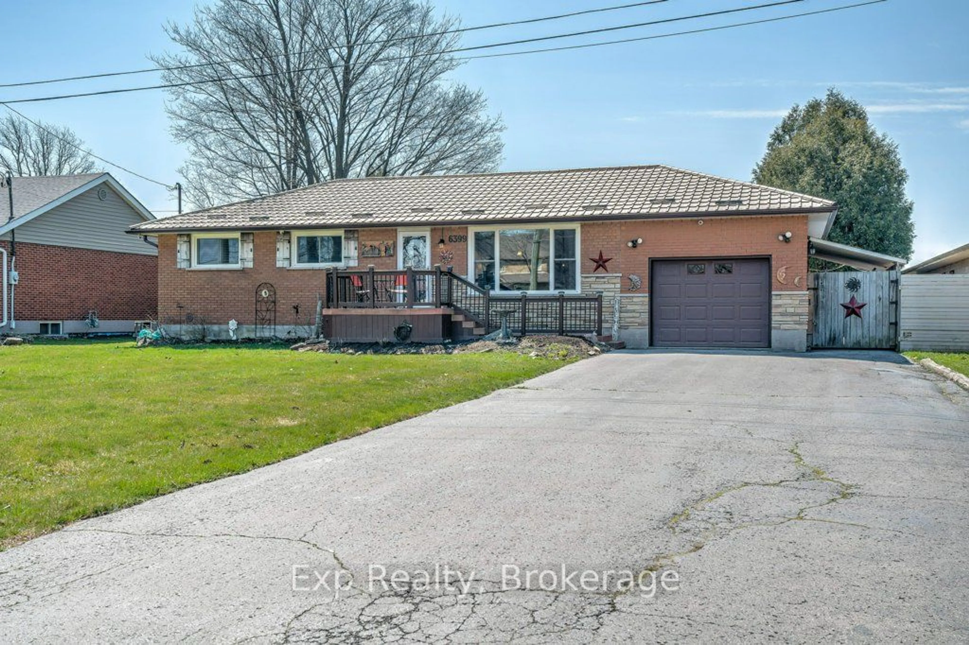 Home with brick exterior material, street for 6399 Dickenson Rd, Hamilton Ontario L0R 1P0