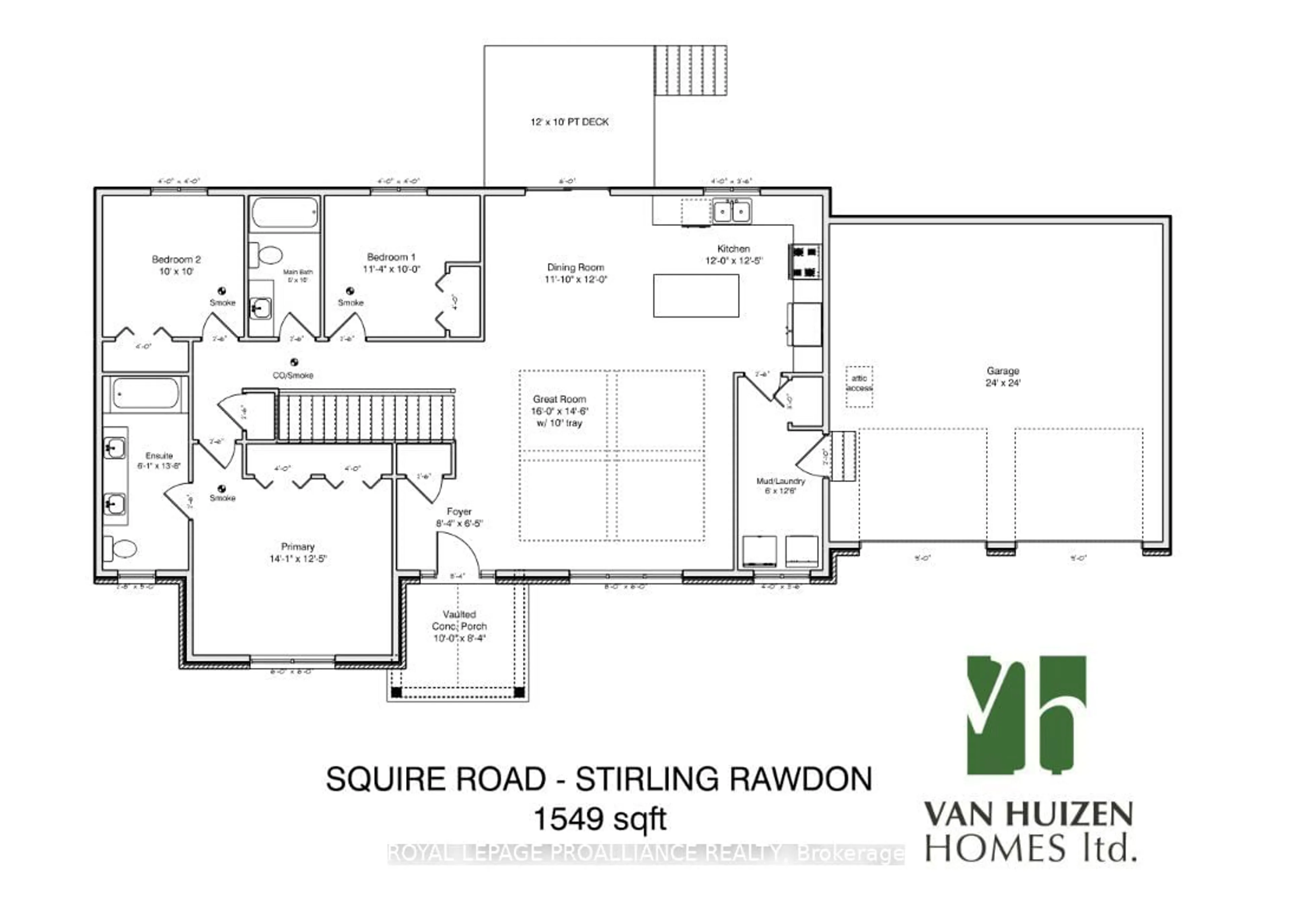 Floor plan for 0 Squire Rd, Stirling-Rawdon Ontario K0K 3C0