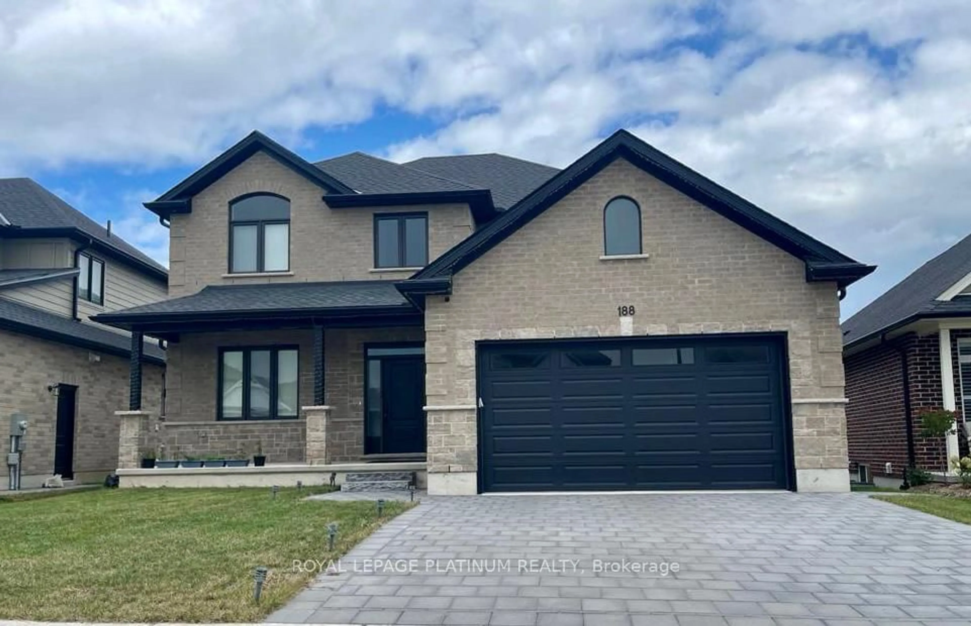 Home with brick exterior material for 188 Boardwalk Way, Thames Centre Ontario N0L 1G5