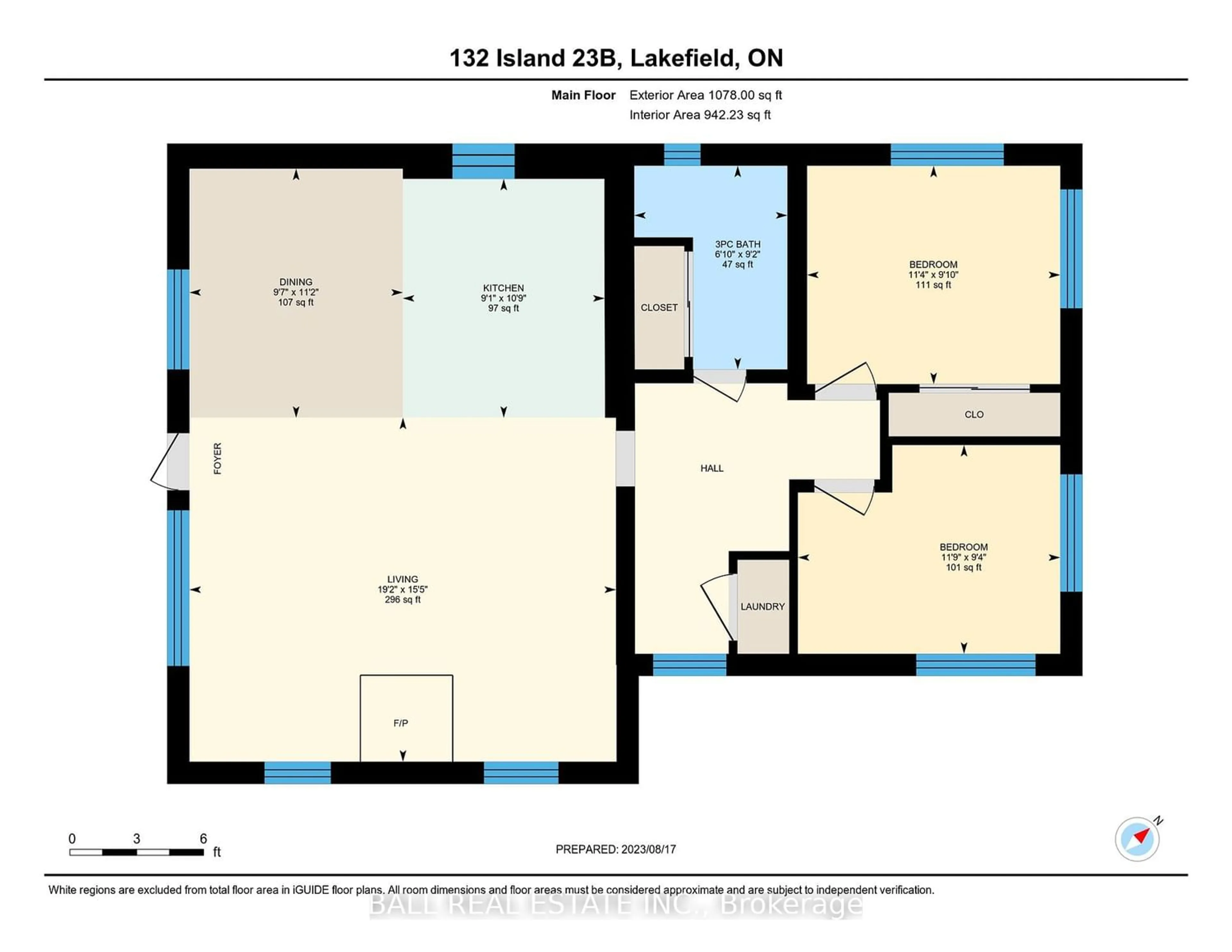 Floor plan for 132 Island 23B, Smith-Ennismore-Lakefield Ontario K0L 2H0