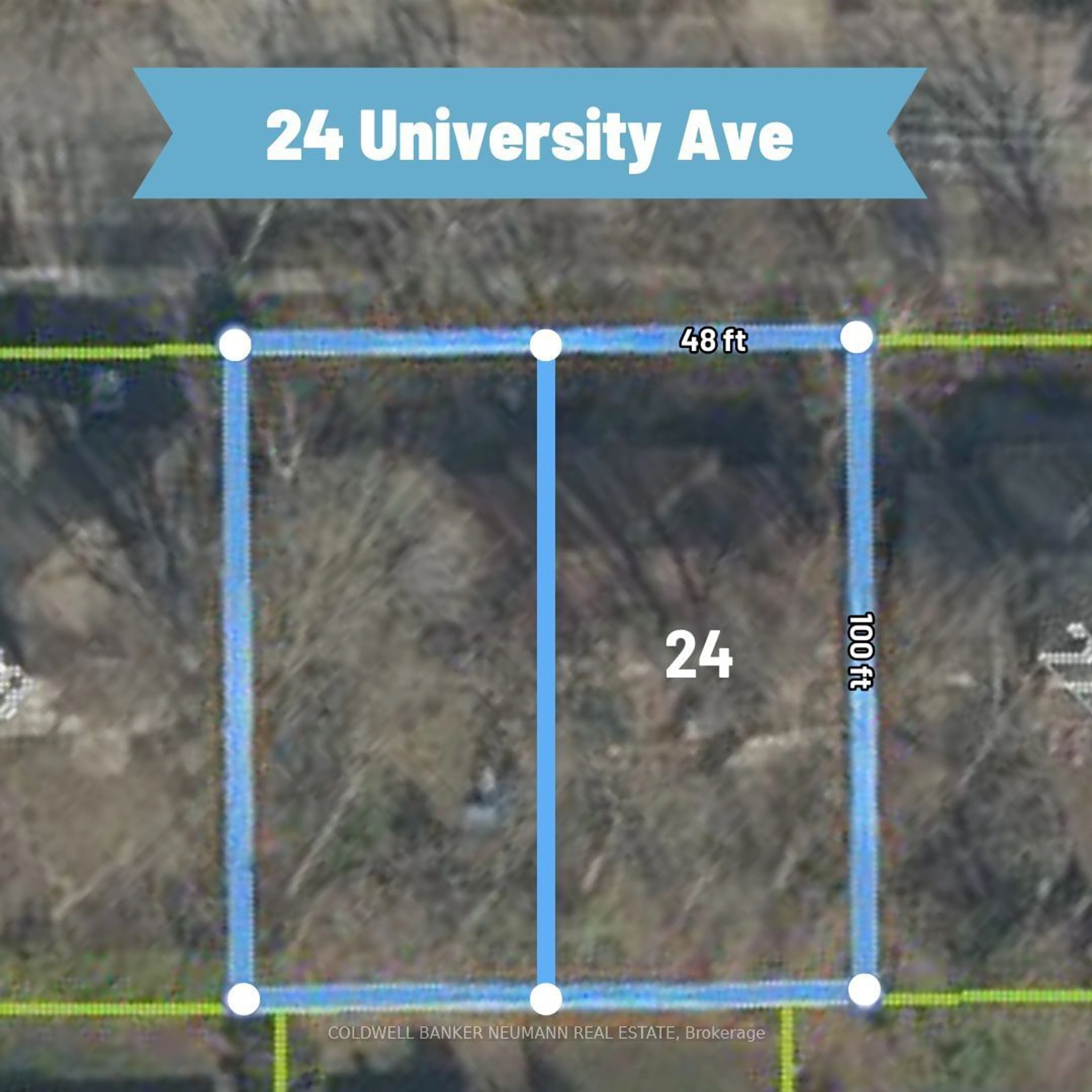Picture of a map for 24 University Ave, Guelph Ontario N1G 1N4