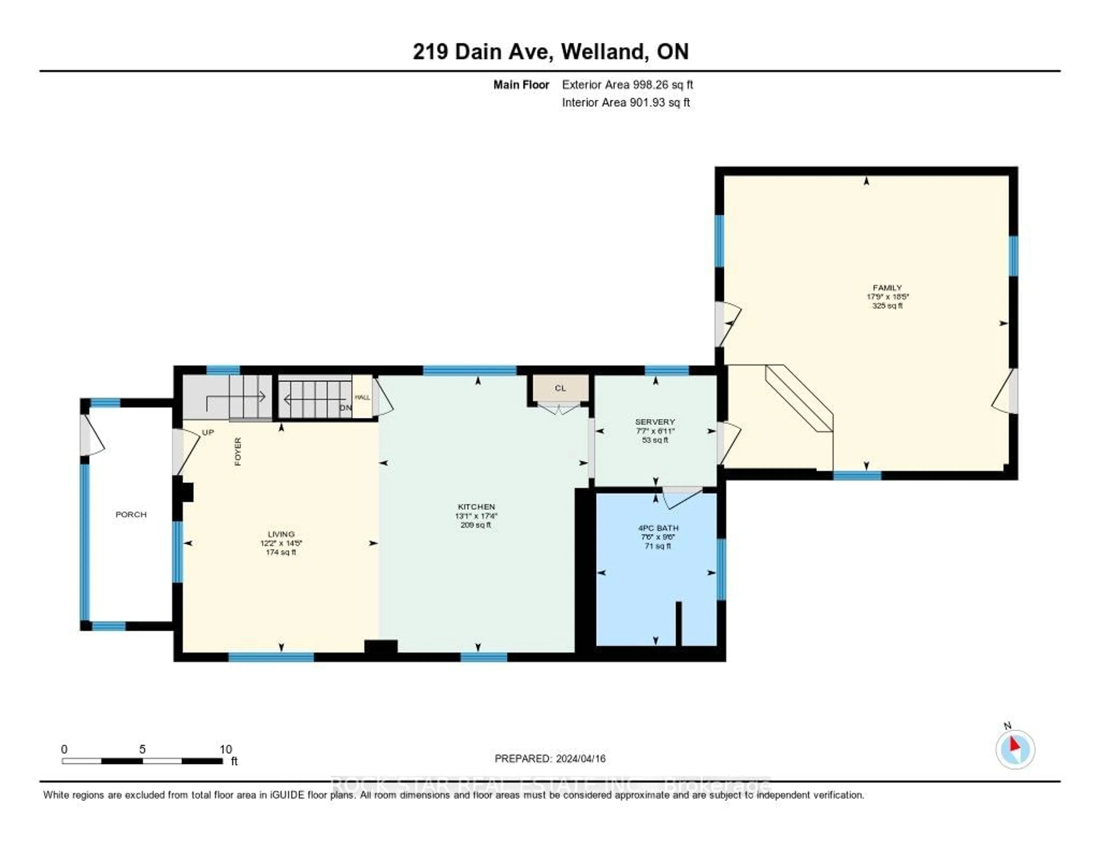 Floor plan for 219 Dain Ave, Welland Ontario L3B 3E7