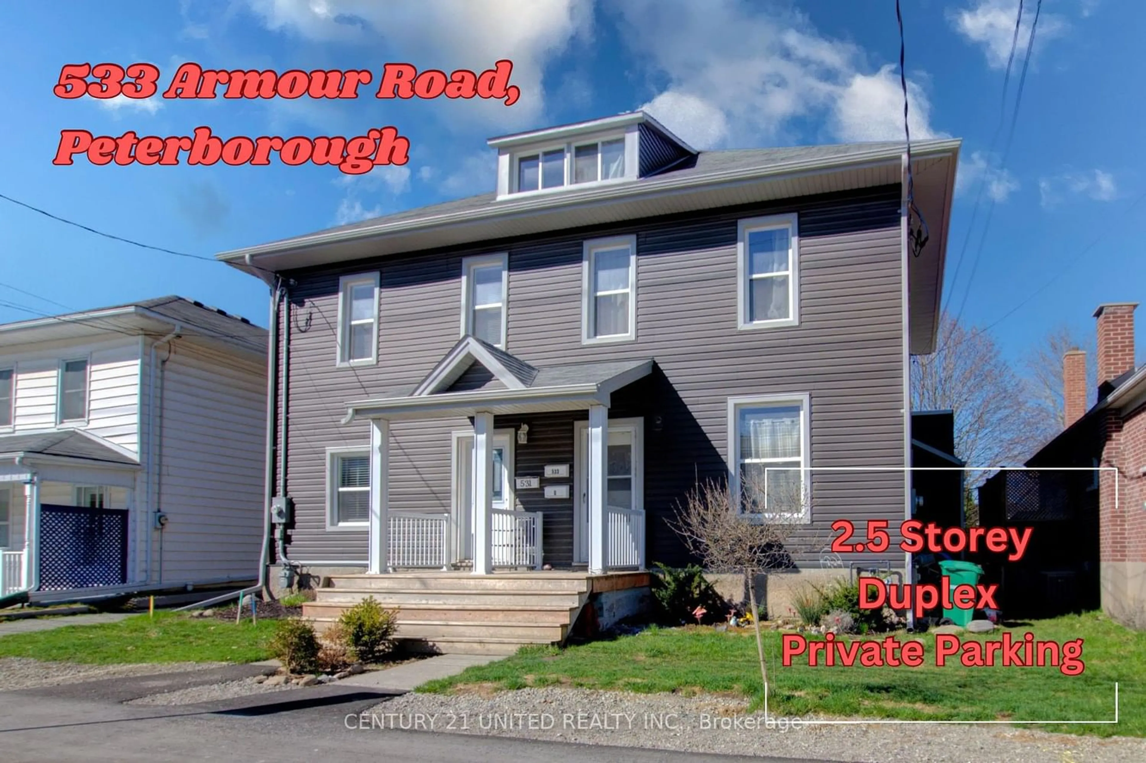 A pic from exterior of the house or condo for 533 Armour Rd, Peterborough Ontario K9H 1Y8