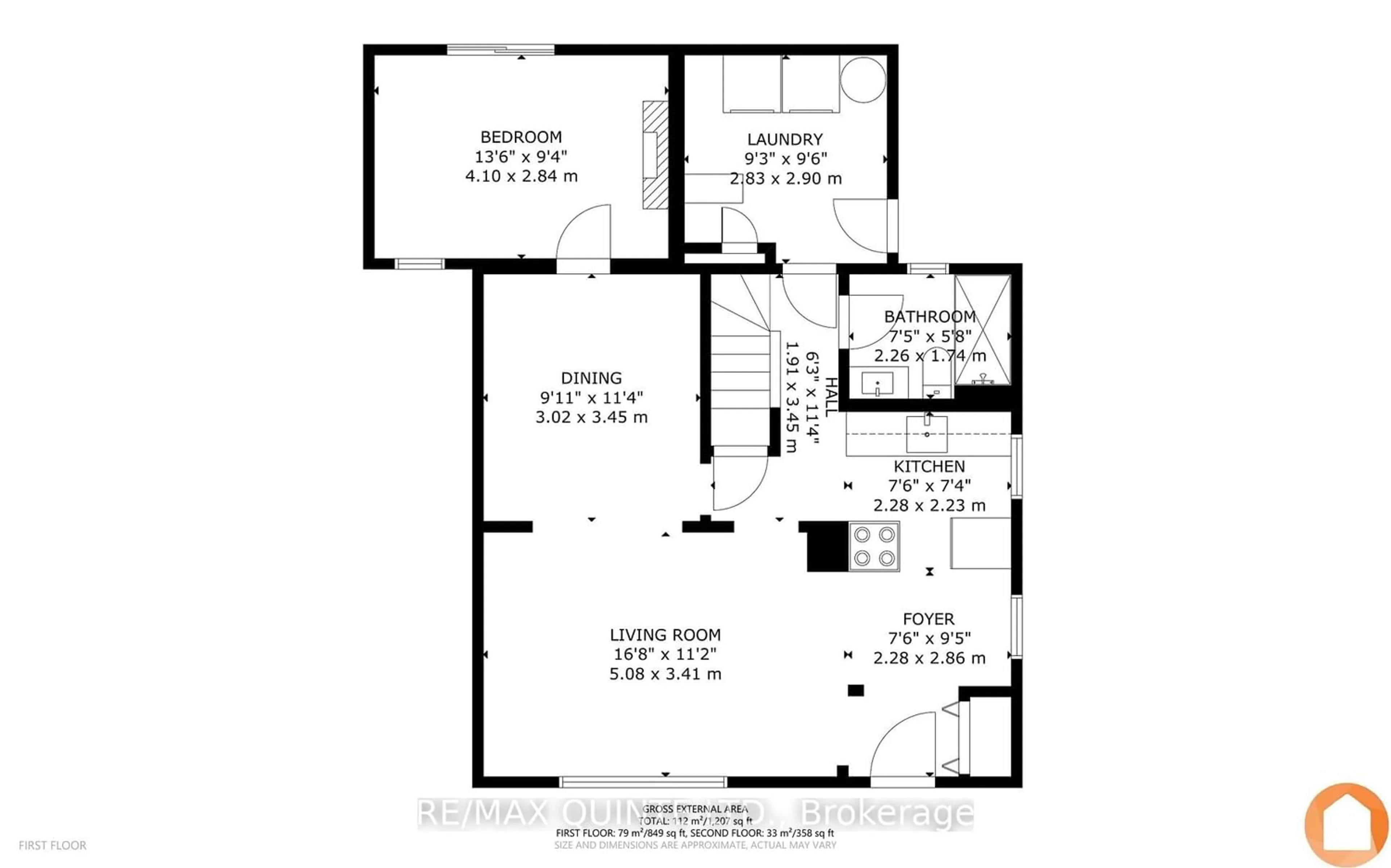 Floor plan for 157 Henry St, Stirling-Rawdon Ontario K0K 3E0