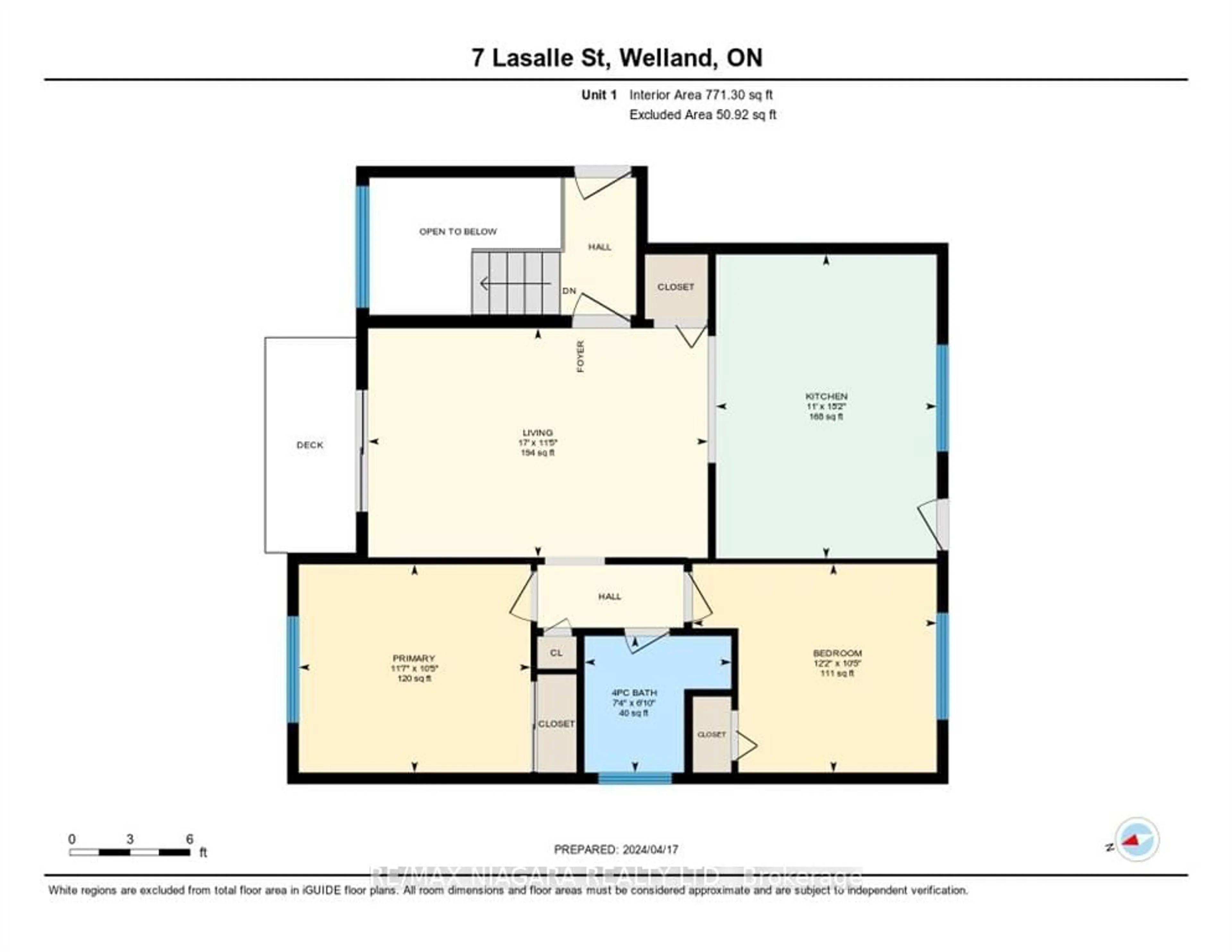 Floor plan for 7 Lasalle St, Welland Ontario L3B 4J5