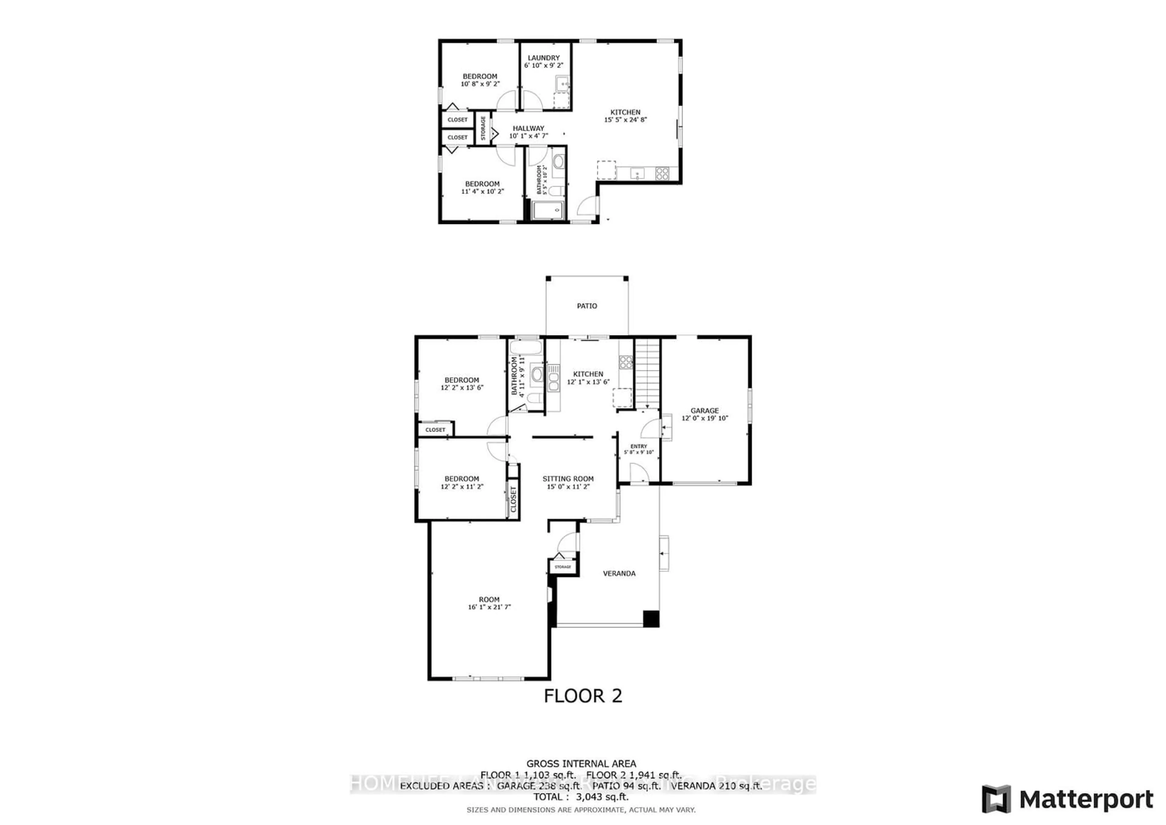 Floor plan for 685 Frederick St, Kitchener Ontario N2B 2B3