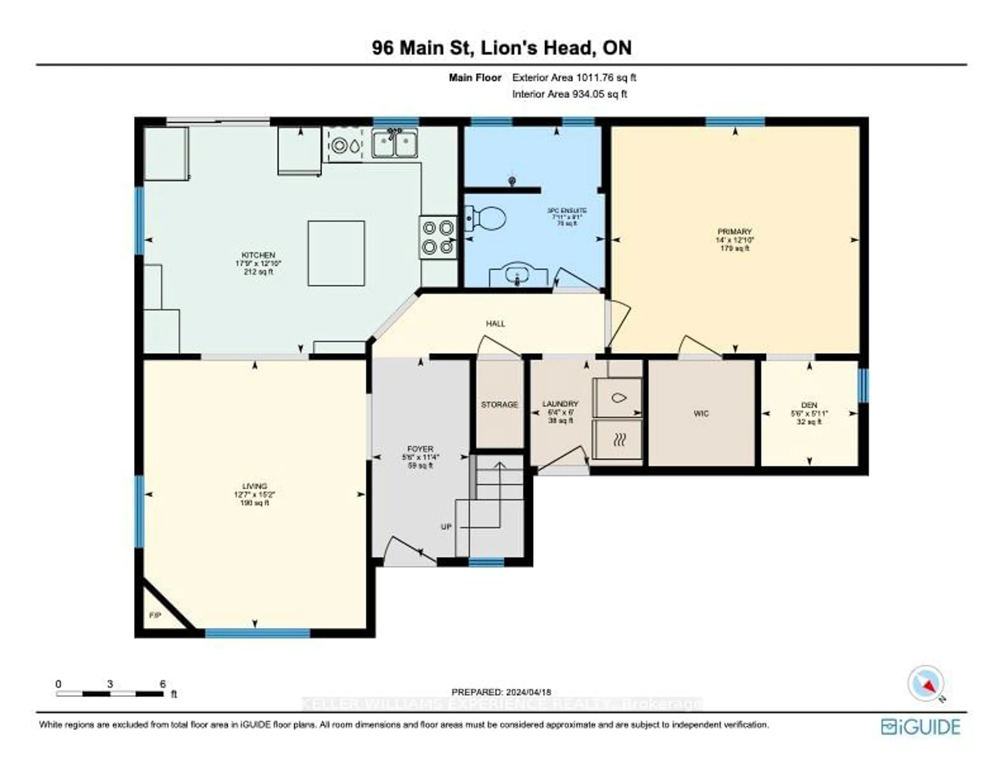 Floor plan for 96 Main St, Northern Bruce Peninsula Ontario N0H 1W0