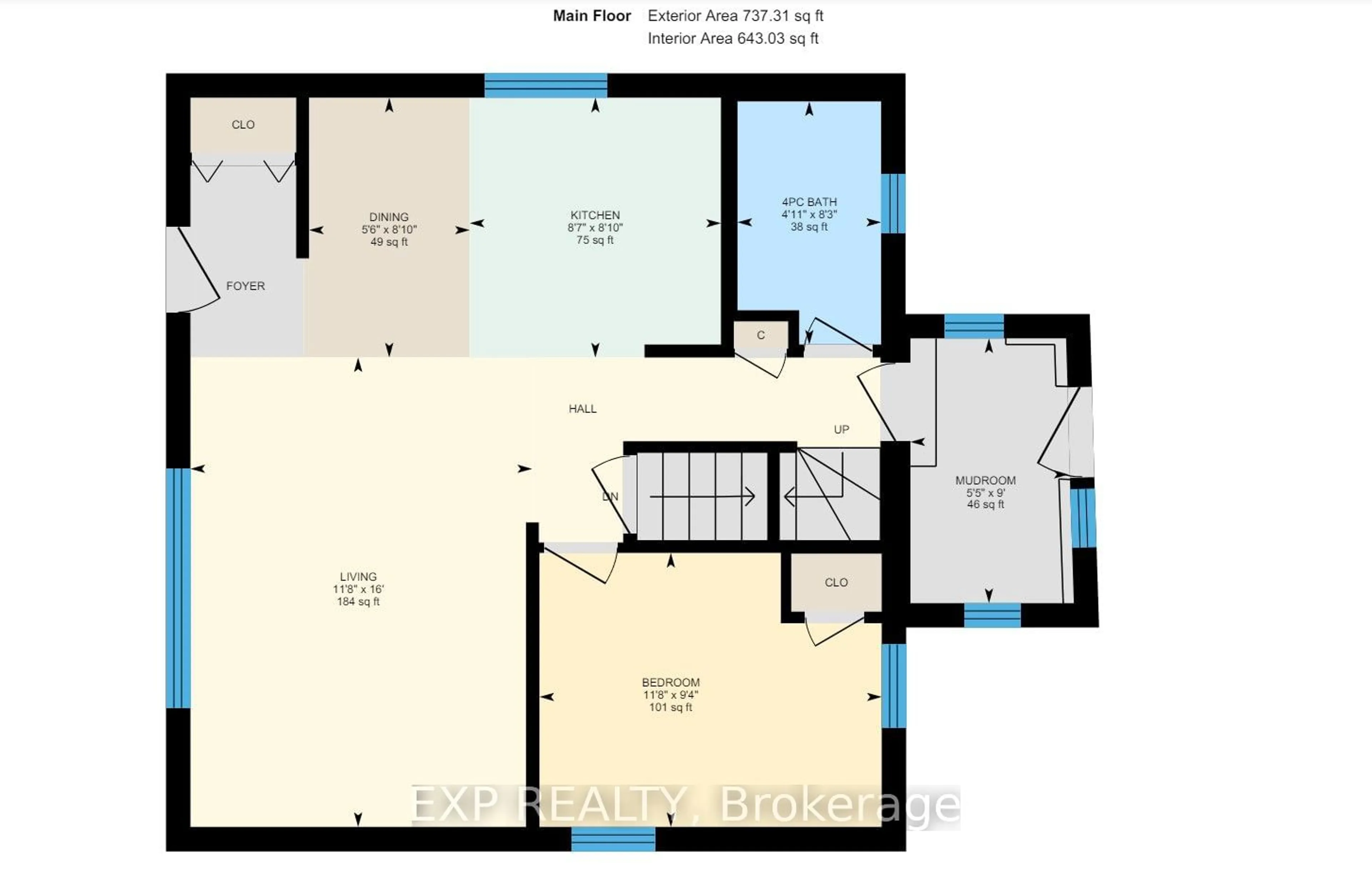 Floor plan for 133 Mausser Ave, Kitchener Ontario N2M 3K6