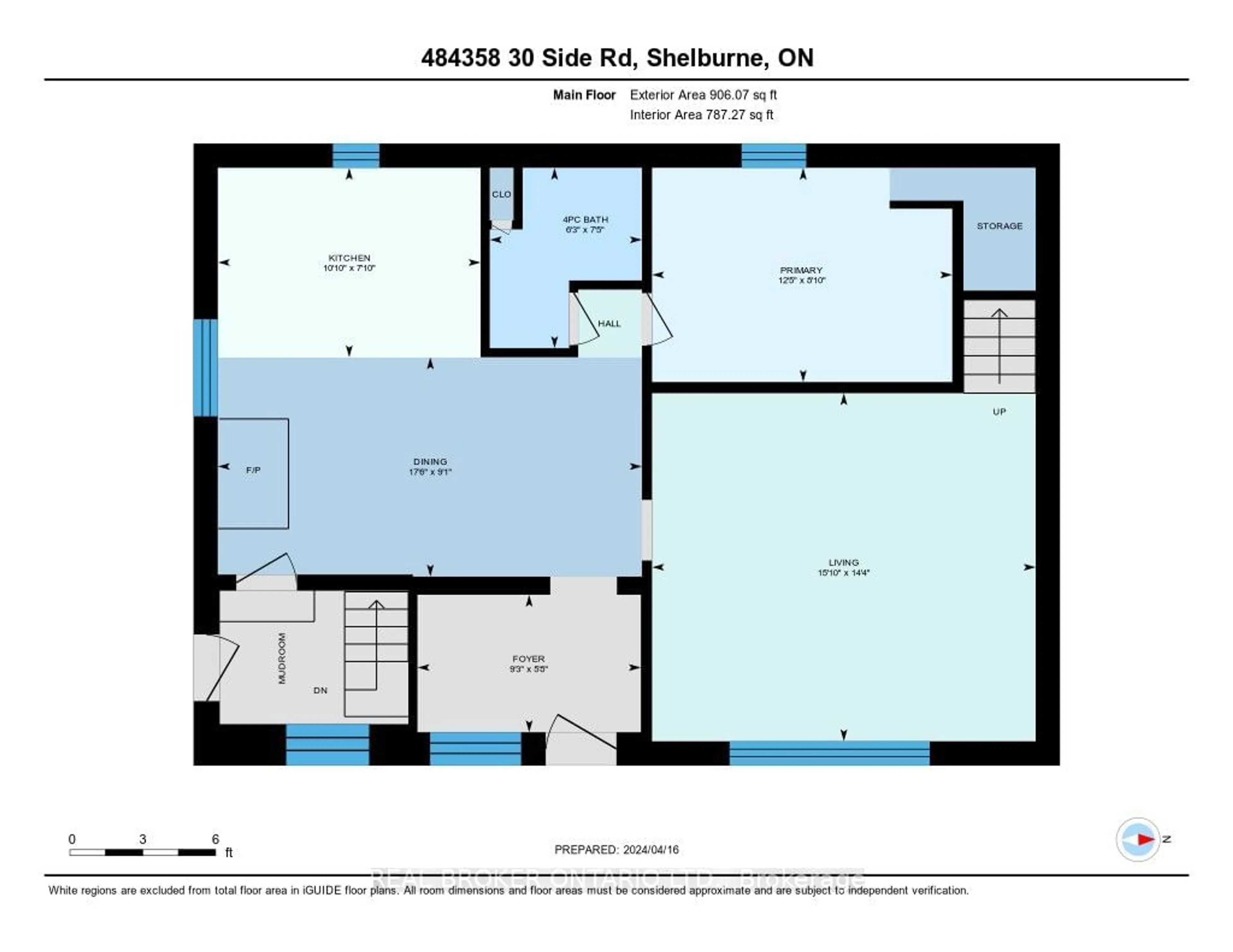 Floor plan for 484358 30 Sdrd, Amaranth Ontario L9V 1N5