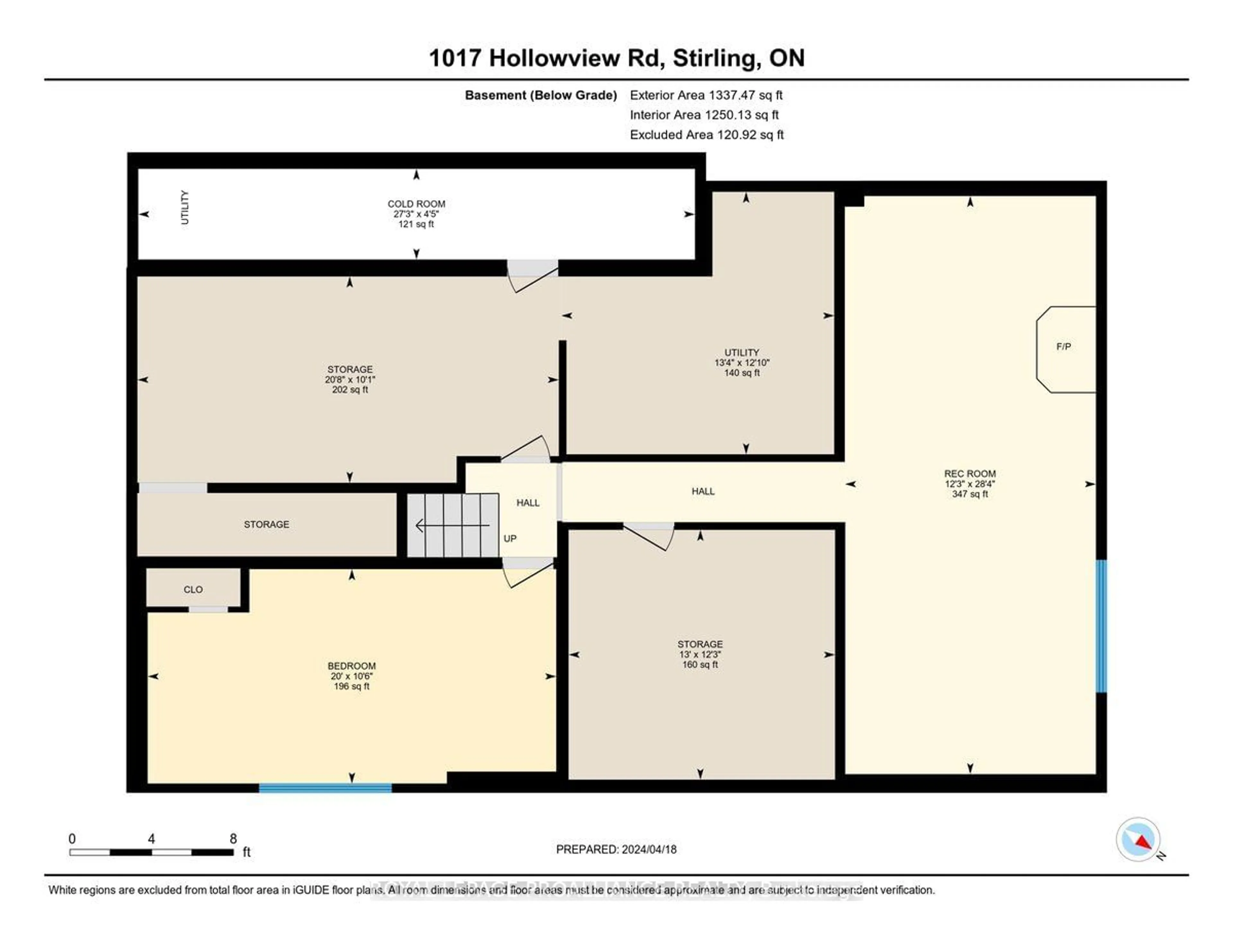 Floor plan for 1017 Hollowview Rd, Centre Hastings Ontario K0K 3E0