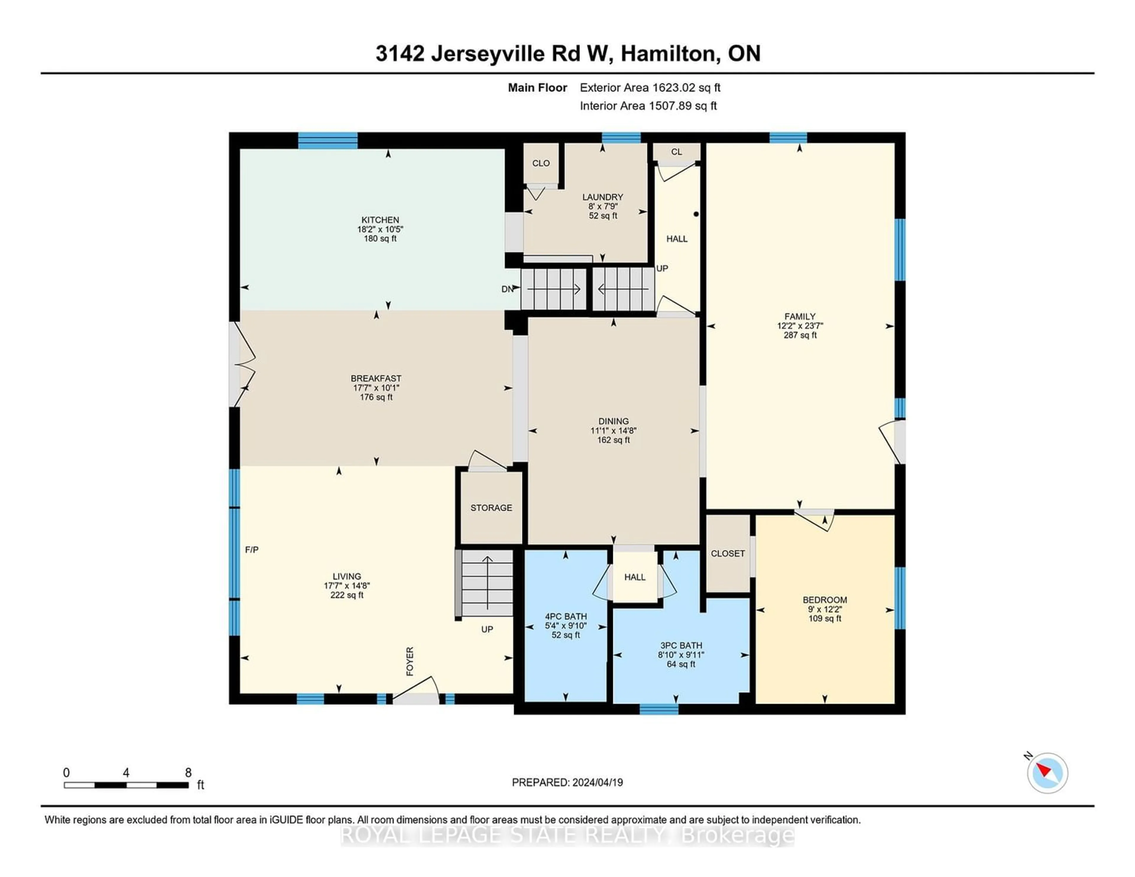 Floor plan for 3142 Jerseyville Rd, Hamilton Ontario N3T 5M1