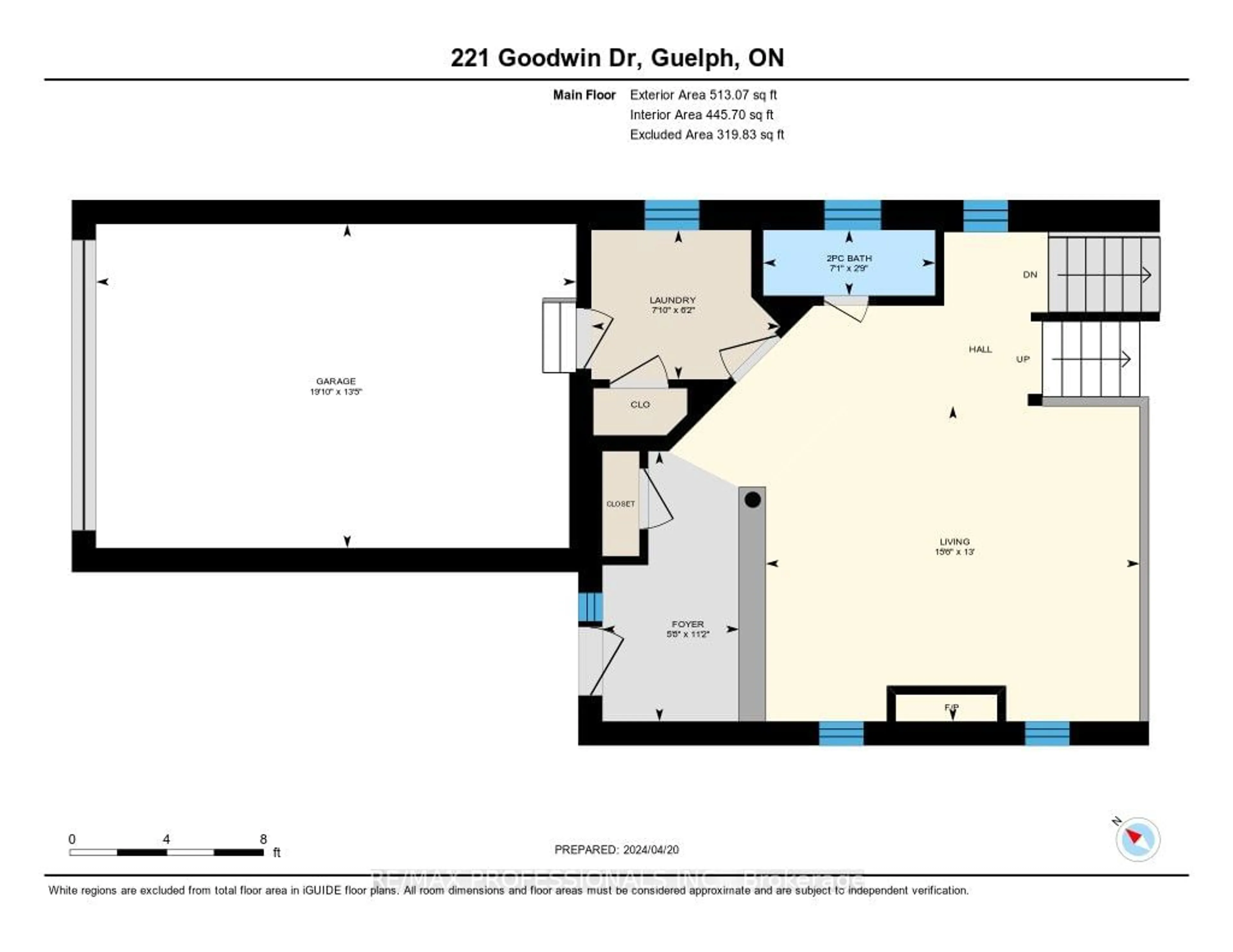 Floor plan for 221 Goodwin Dr, Guelph Ontario N1L 0K1