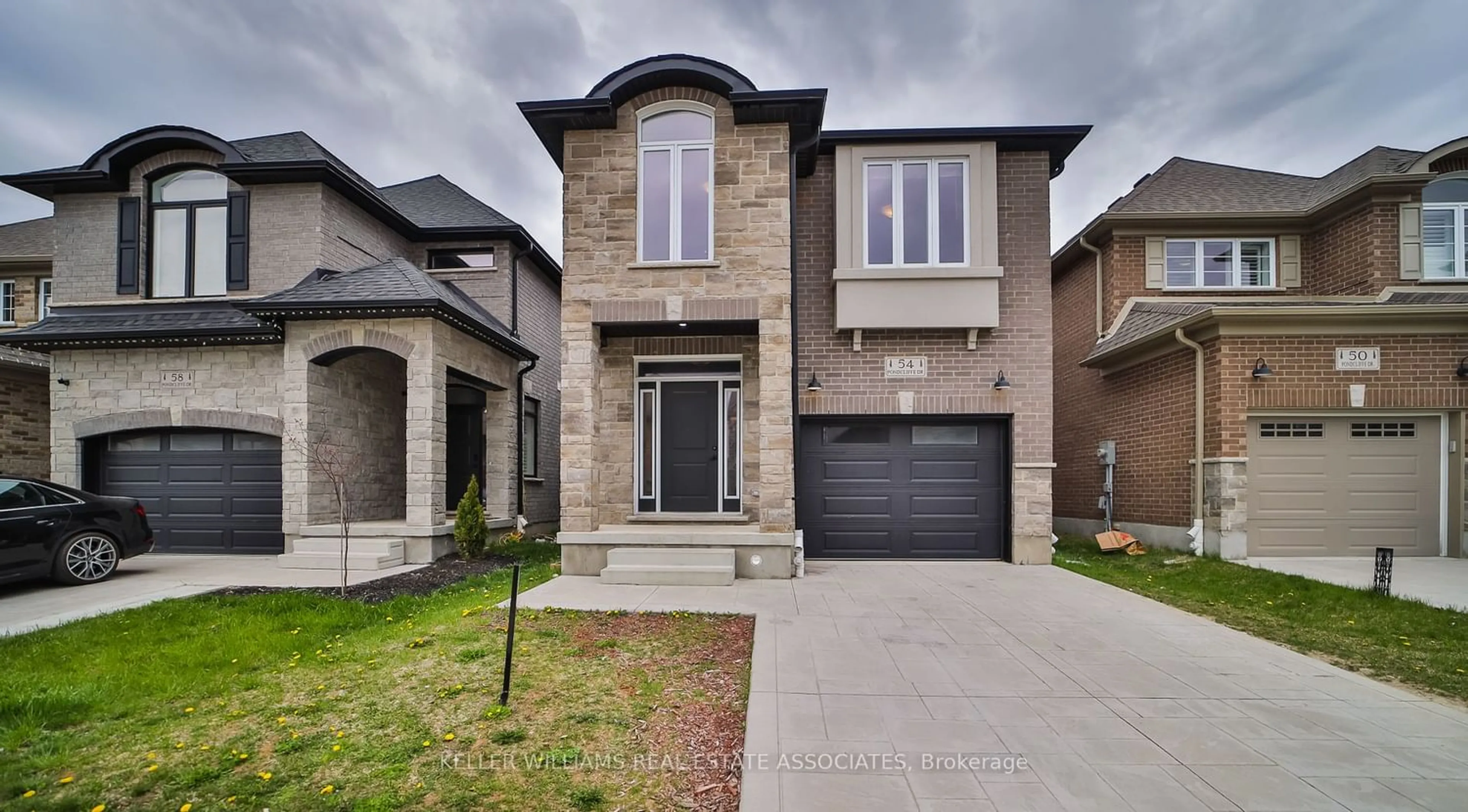 Home with brick exterior material for 54 Pondcliffe Dr, Kitchener Ontario N2R 0M3