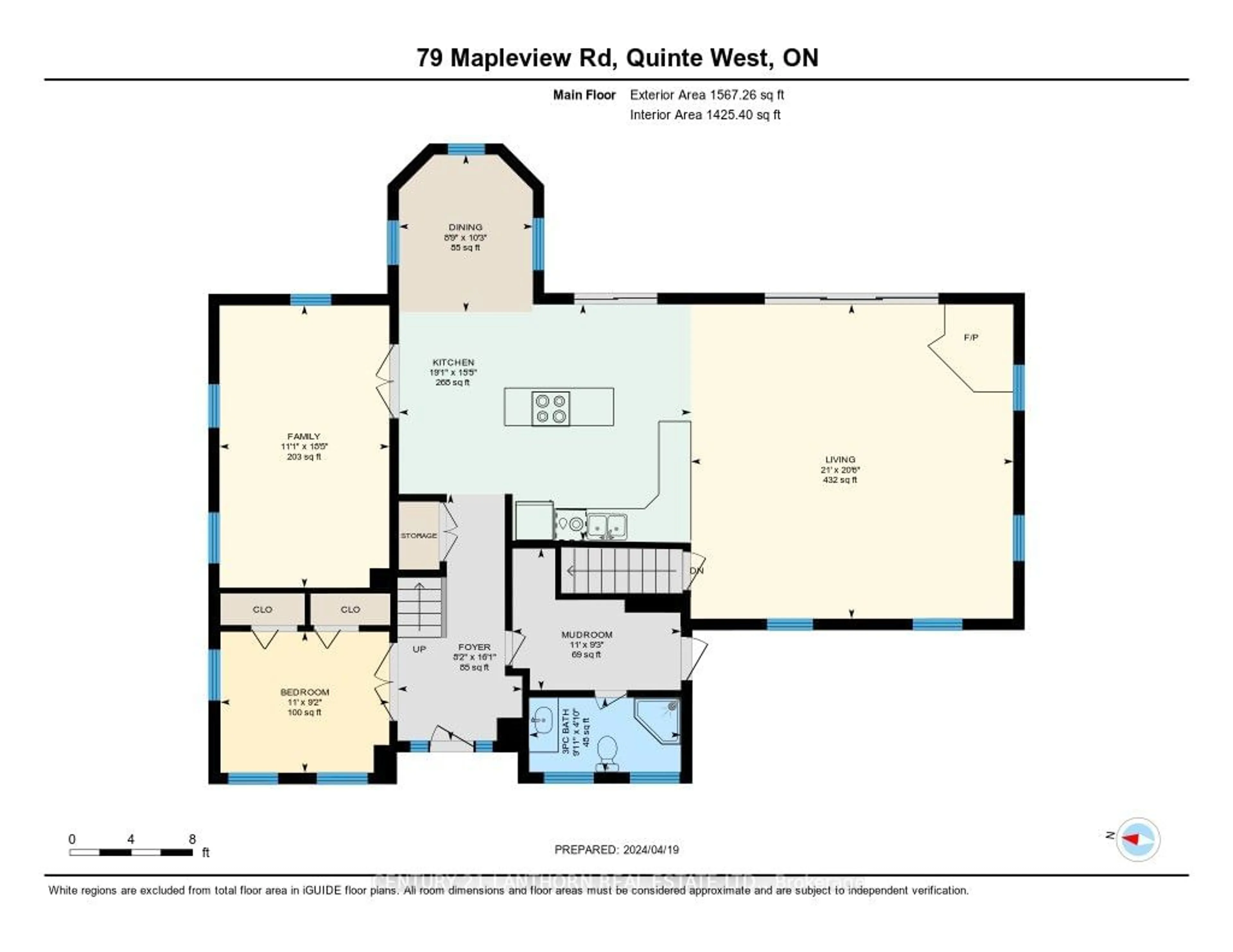 Floor plan for 79 Maple View Rd, Quinte West Ontario K0K 2C0