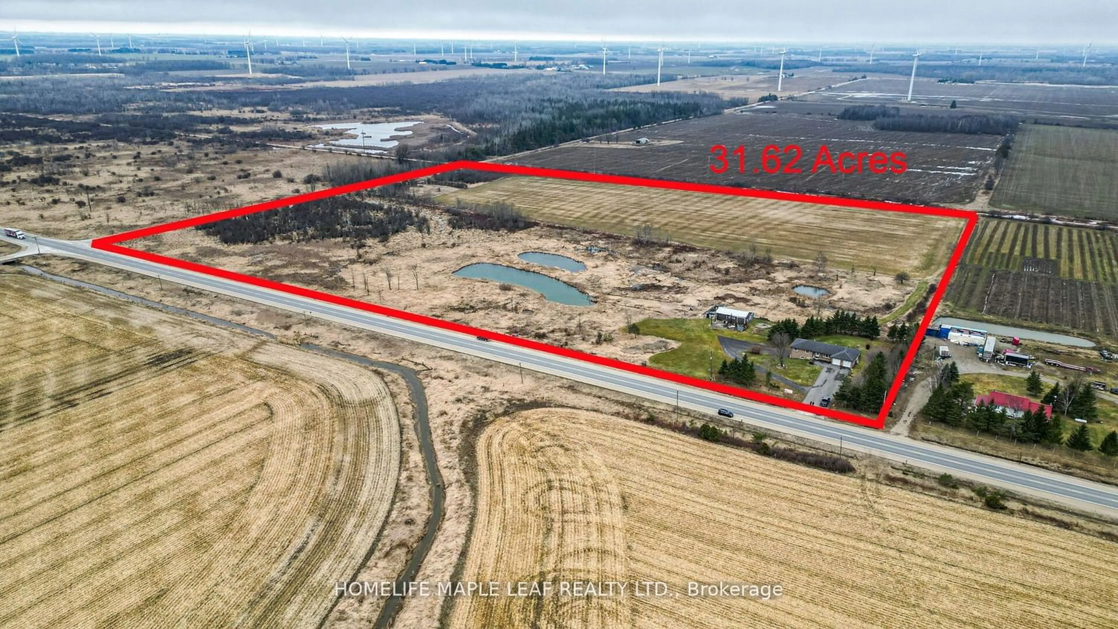 Picture of a map for 157240 Highway 10, Melancthon Ontario L9V 2G7