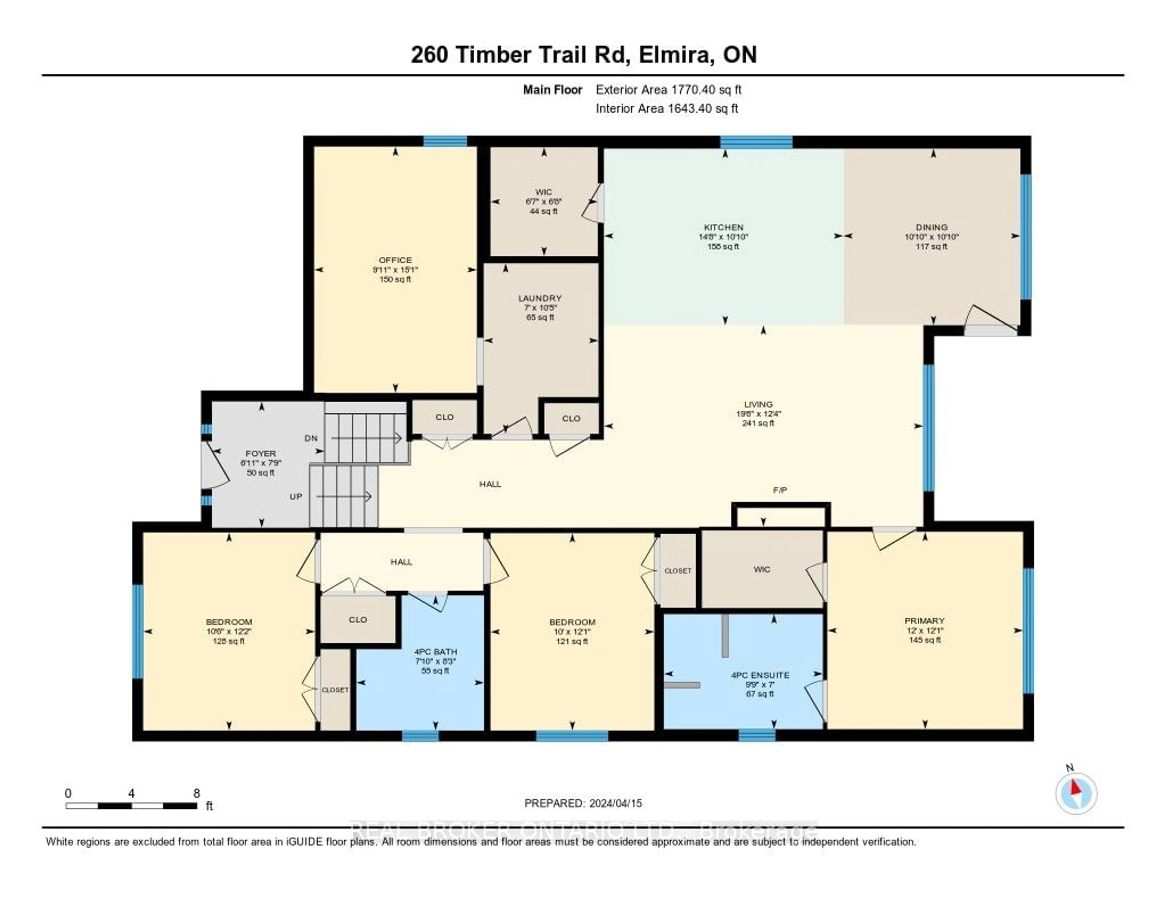 Floor plan for 260 Timber Trail Rd, Woolwich Ontario N3B 0C7