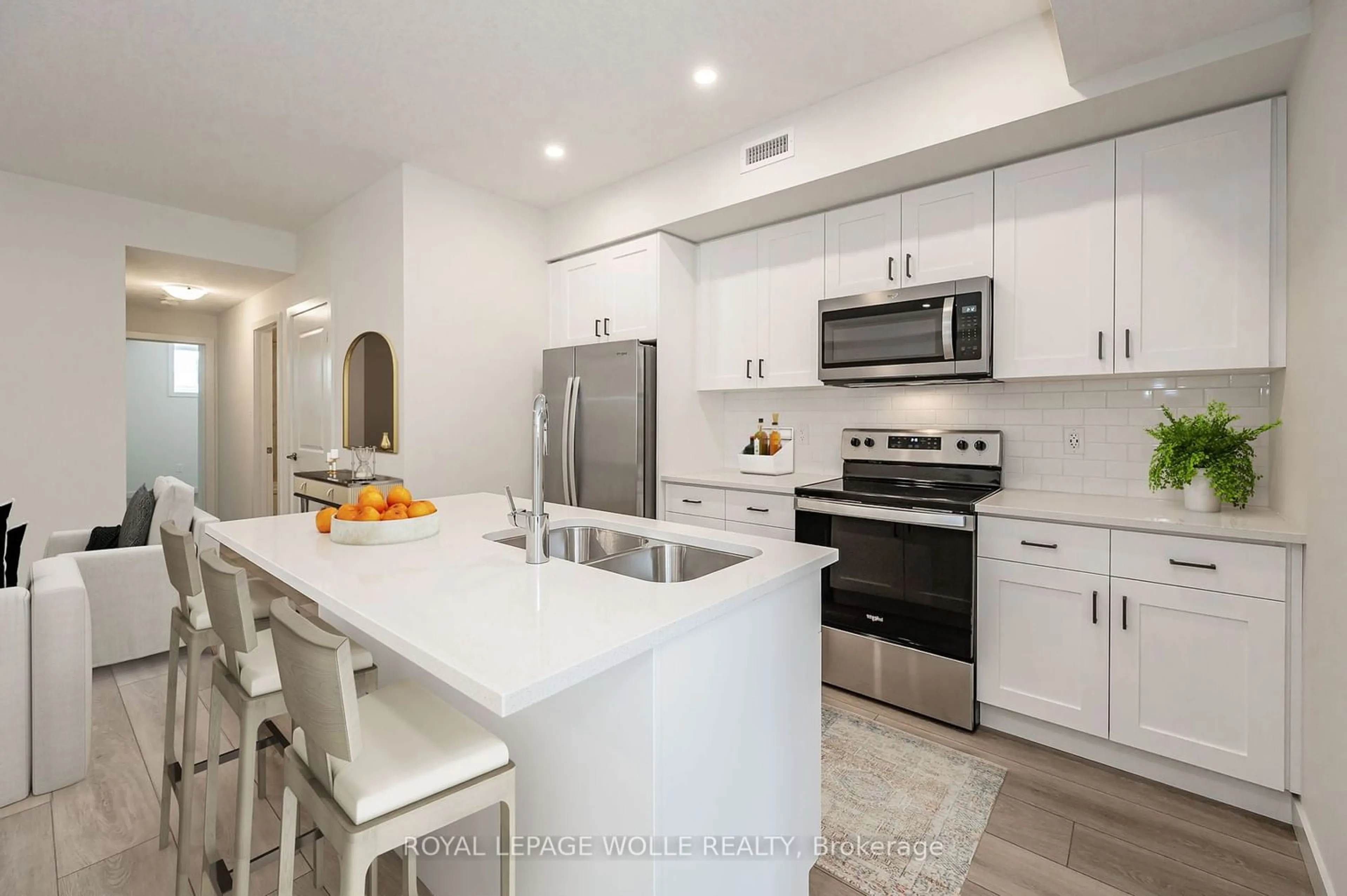 Contemporary kitchen for 405 Myers Rd #D60, Cambridge Ontario N1P 1J6