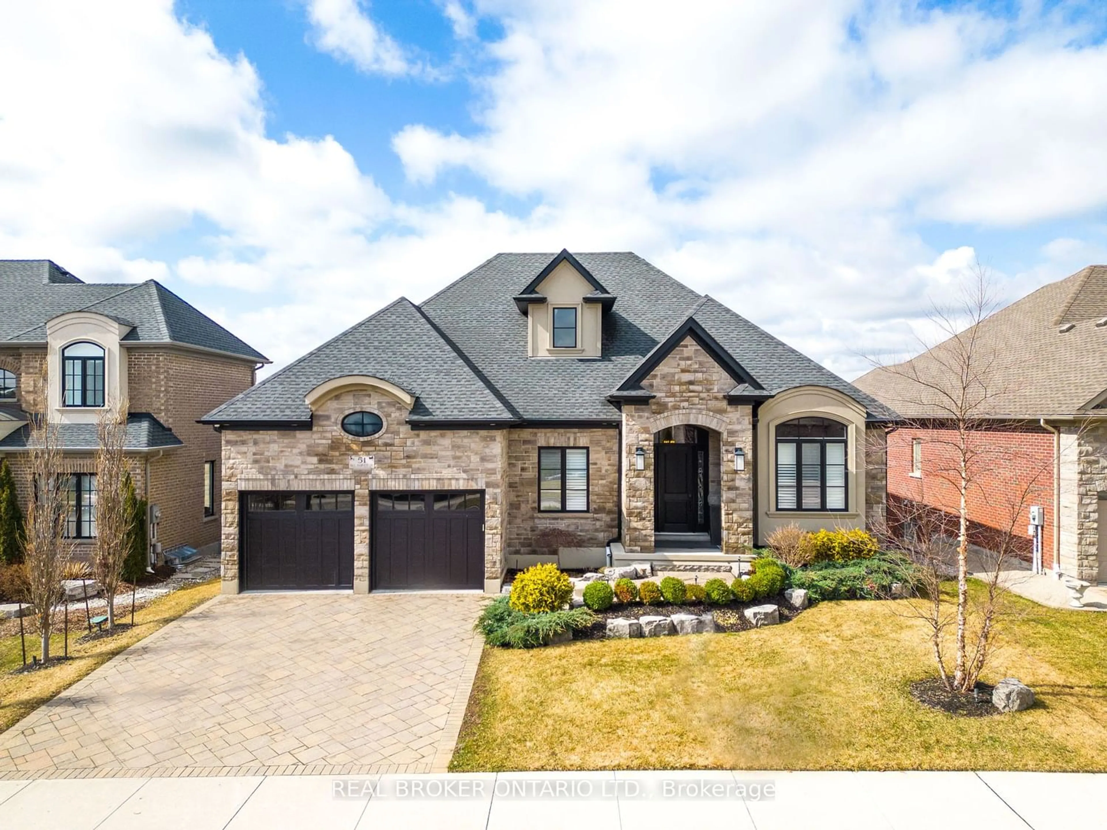 Home with brick exterior material for 51 Fall Harvest Dr, Kitchener Ontario N2P 0G6
