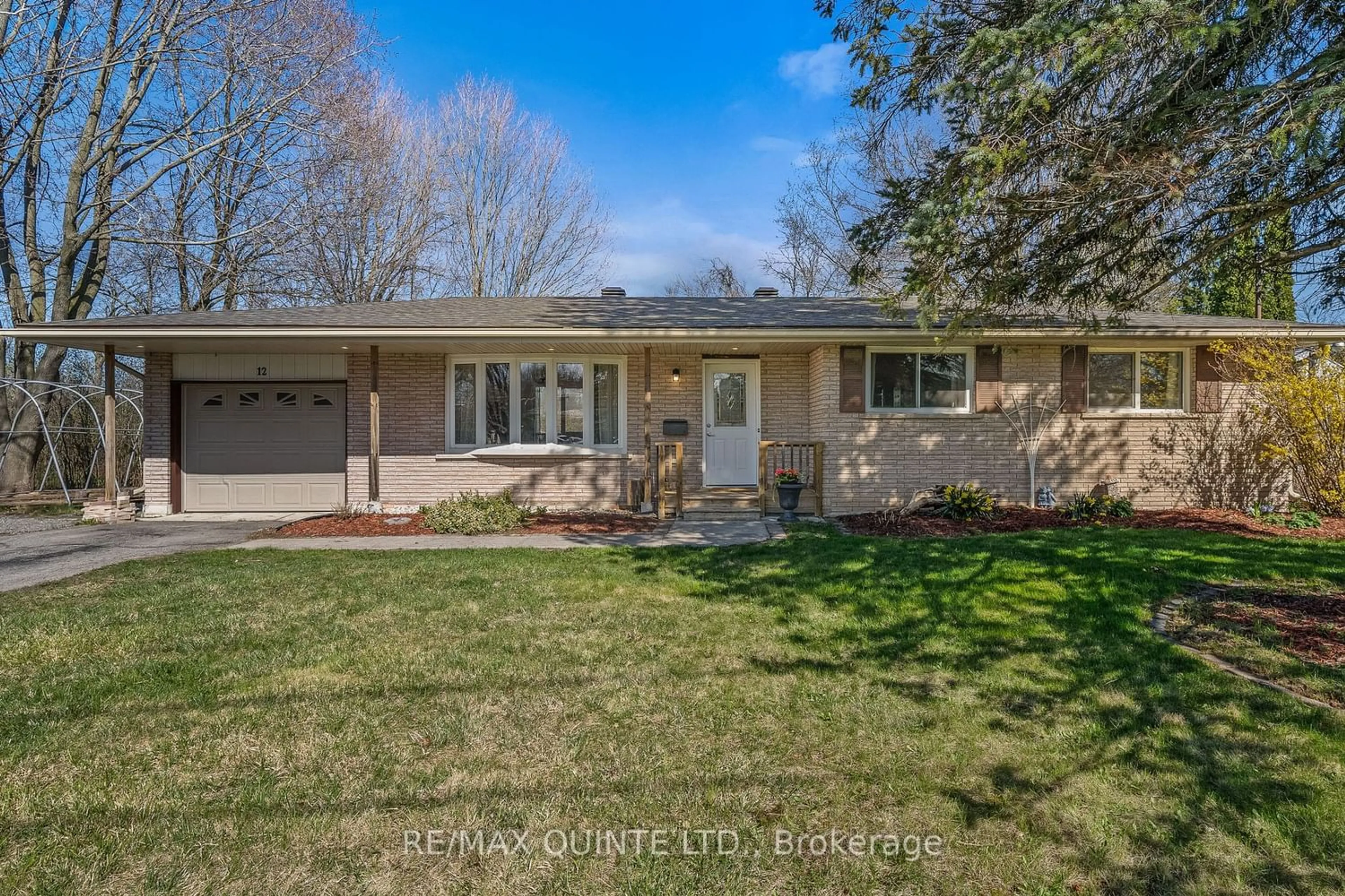 Frontside or backside of a home for 12 Sandy Hook Rd, Quinte West Ontario K8R 1G2