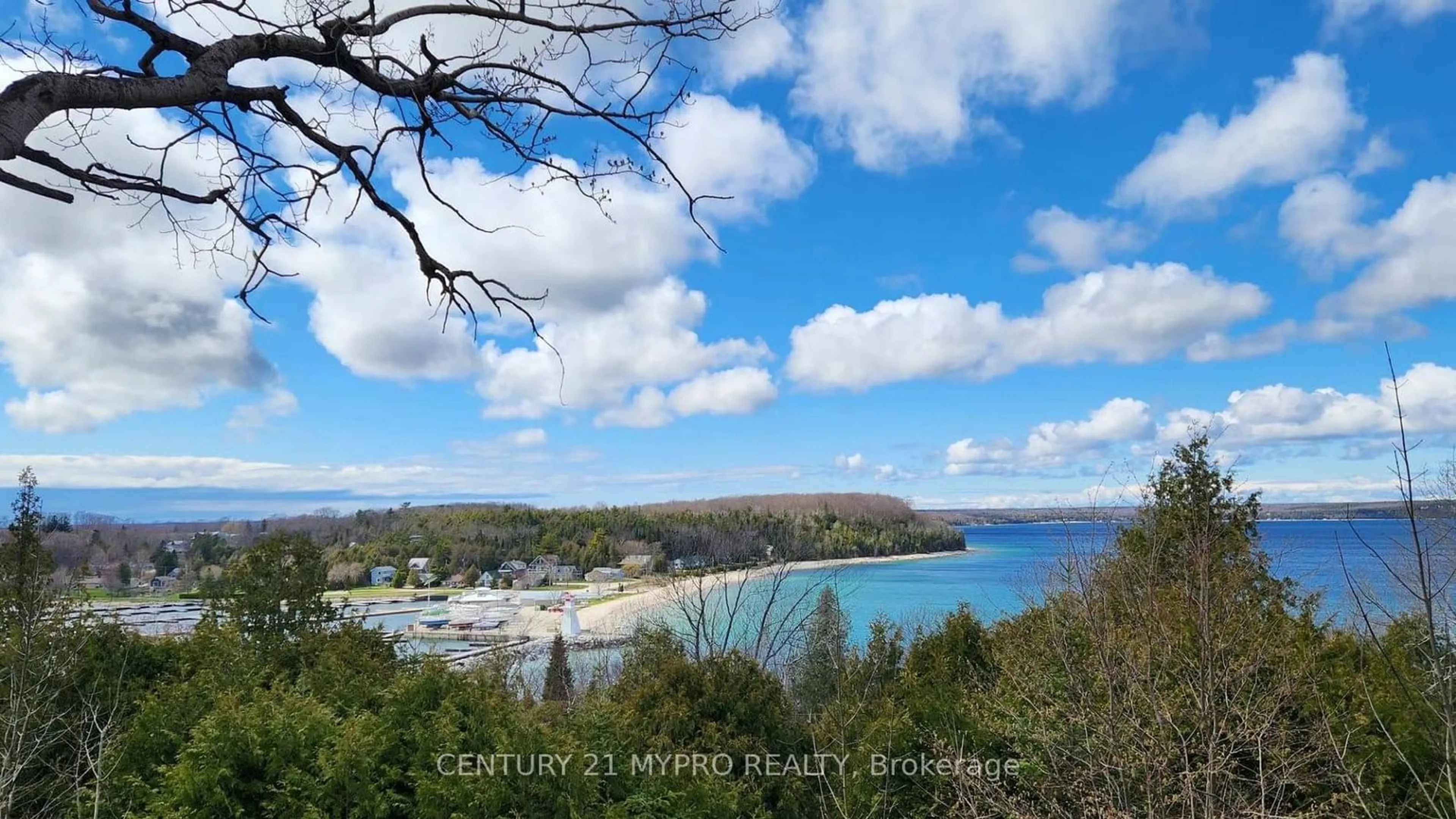 A pic from exterior of the house or condo, the view of lake or river for 66 Moore St, Northern Bruce Peninsula Ontario N0H 1W0