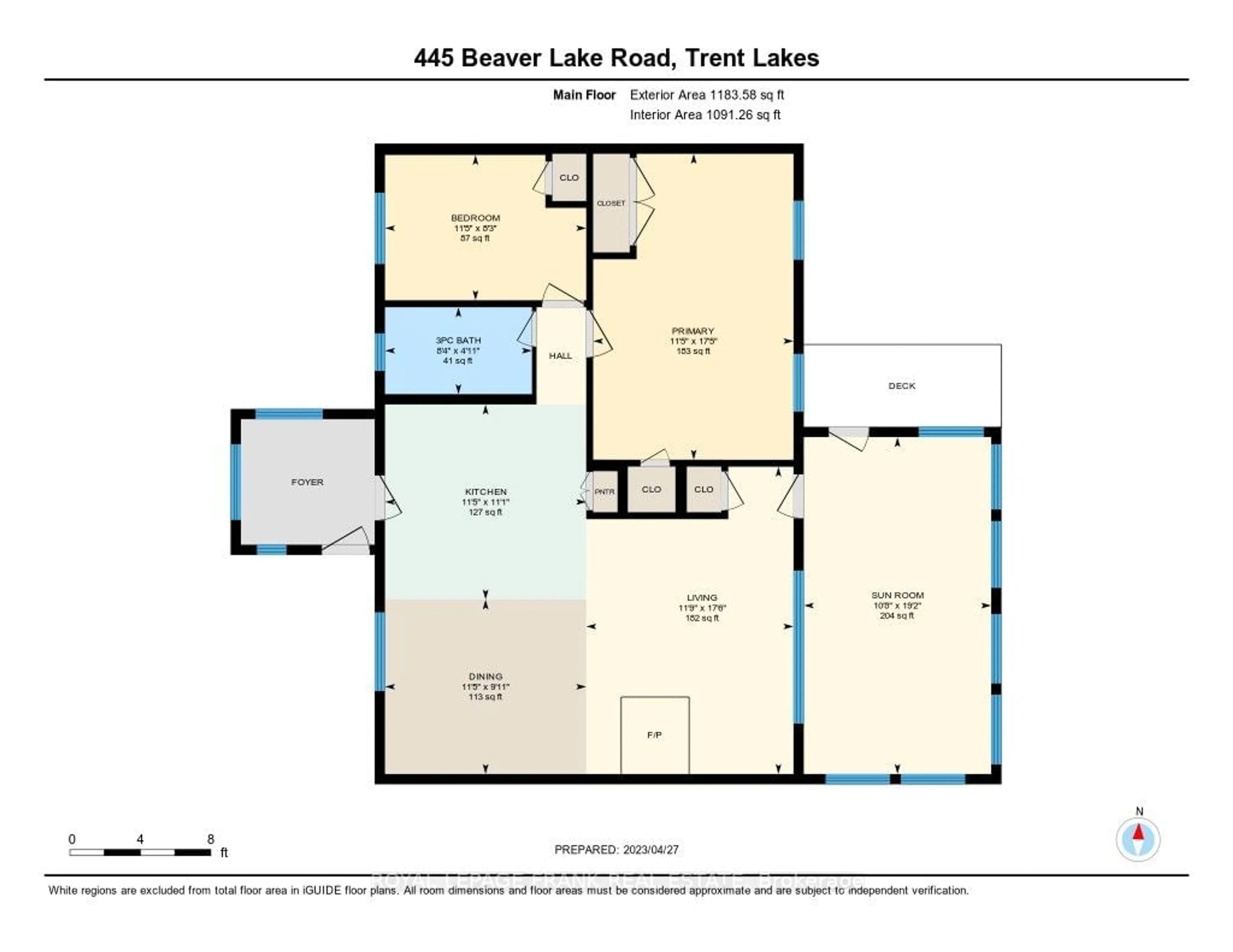 Floor plan for 445 Beaver Lake Rd, Galway-Cavendish and Harvey Ontario K0L 1J0