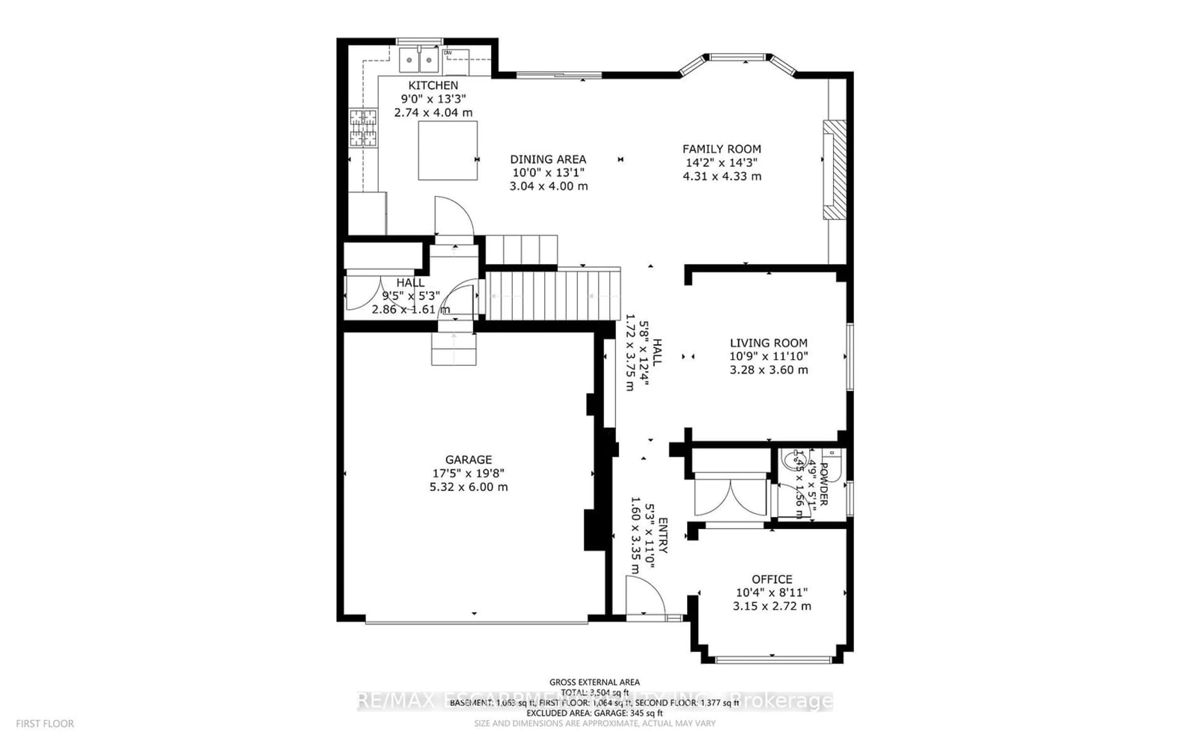 Floor plan for 244 Voyager Pass, Hamilton Ontario L0R 1C0