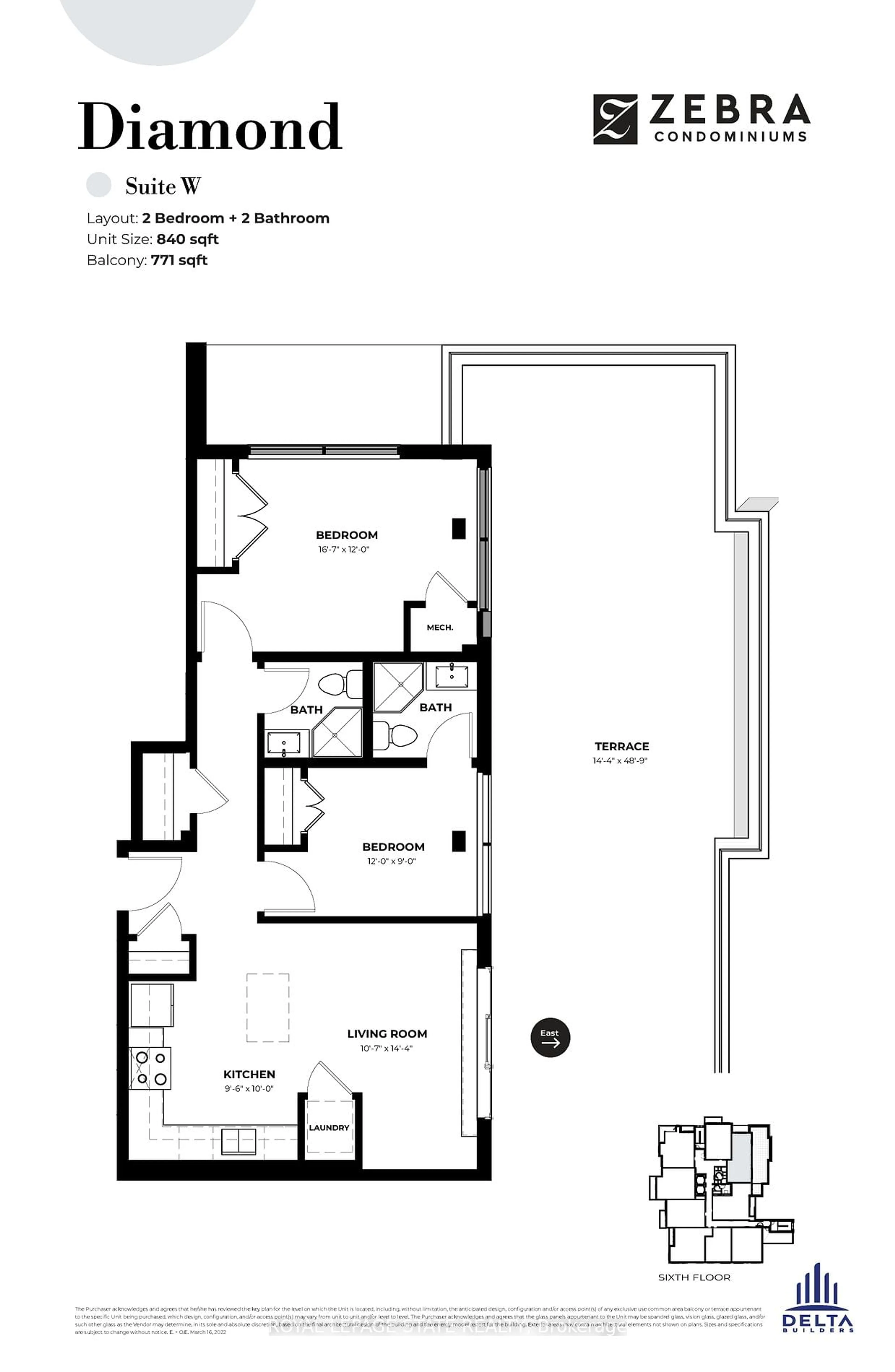 Floor plan for 4186 Portage Rd #605, Niagara Falls Ontario L2G 6A4